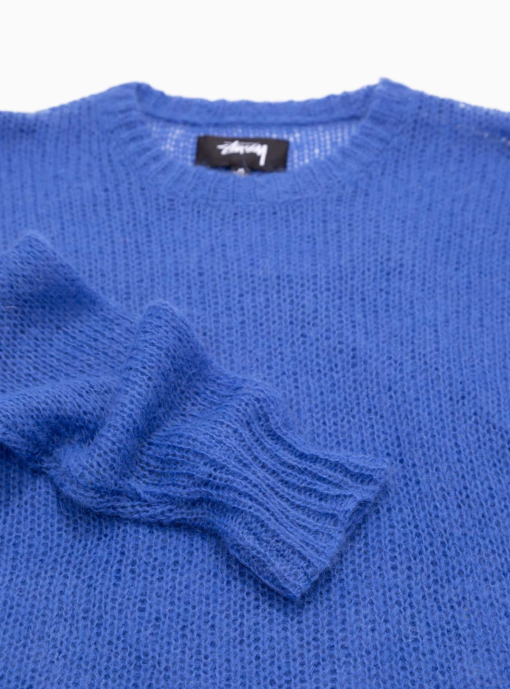 S Loose Knit Sweater Blue