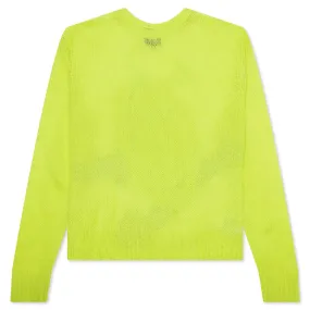 S Loose Knit Sweater - Lime