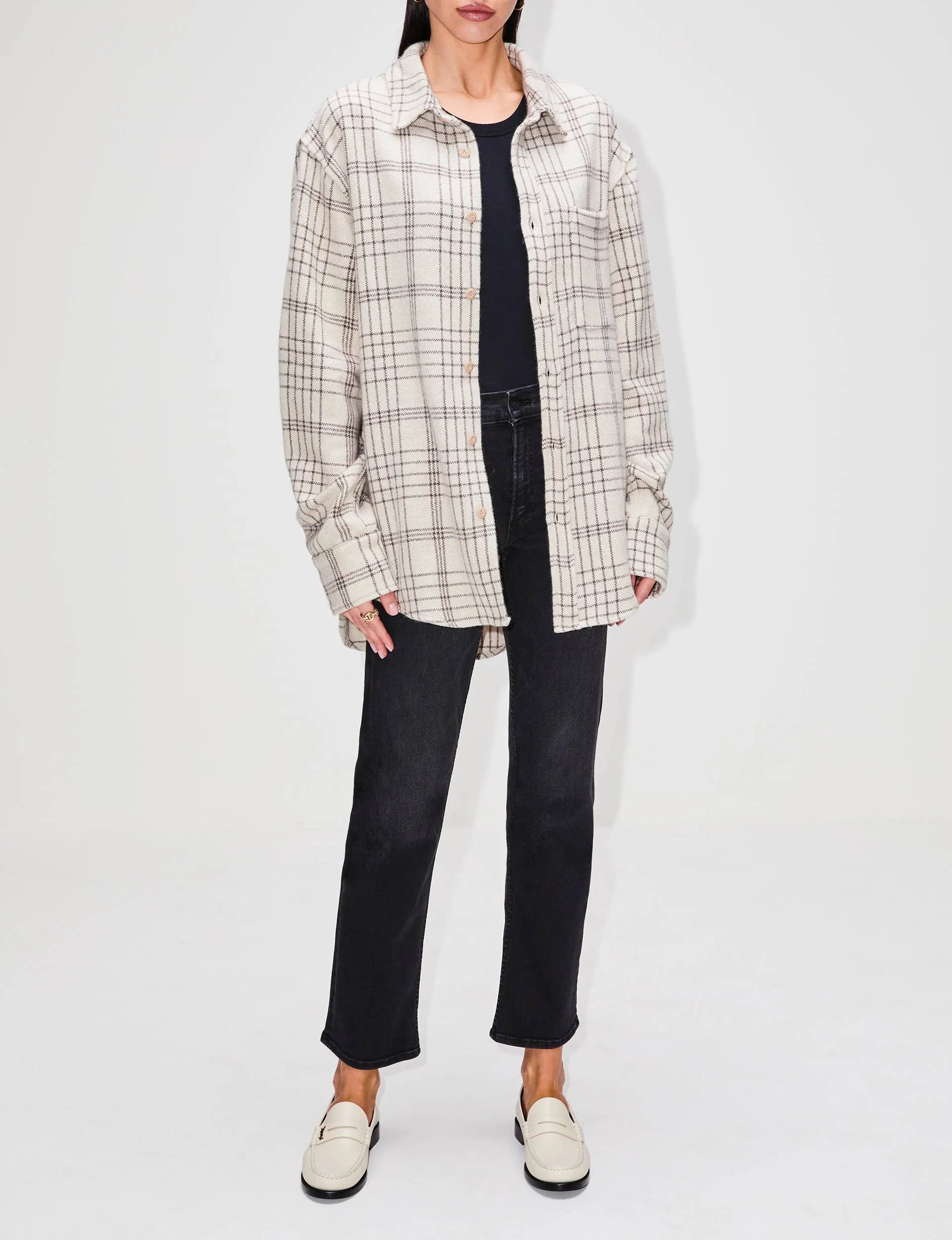 Sable Plaid Overshirt