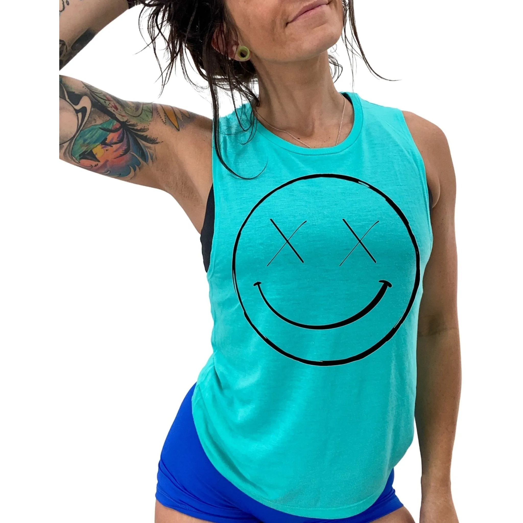 Salty Savage Ladies "OG Smile" Muscle Tank