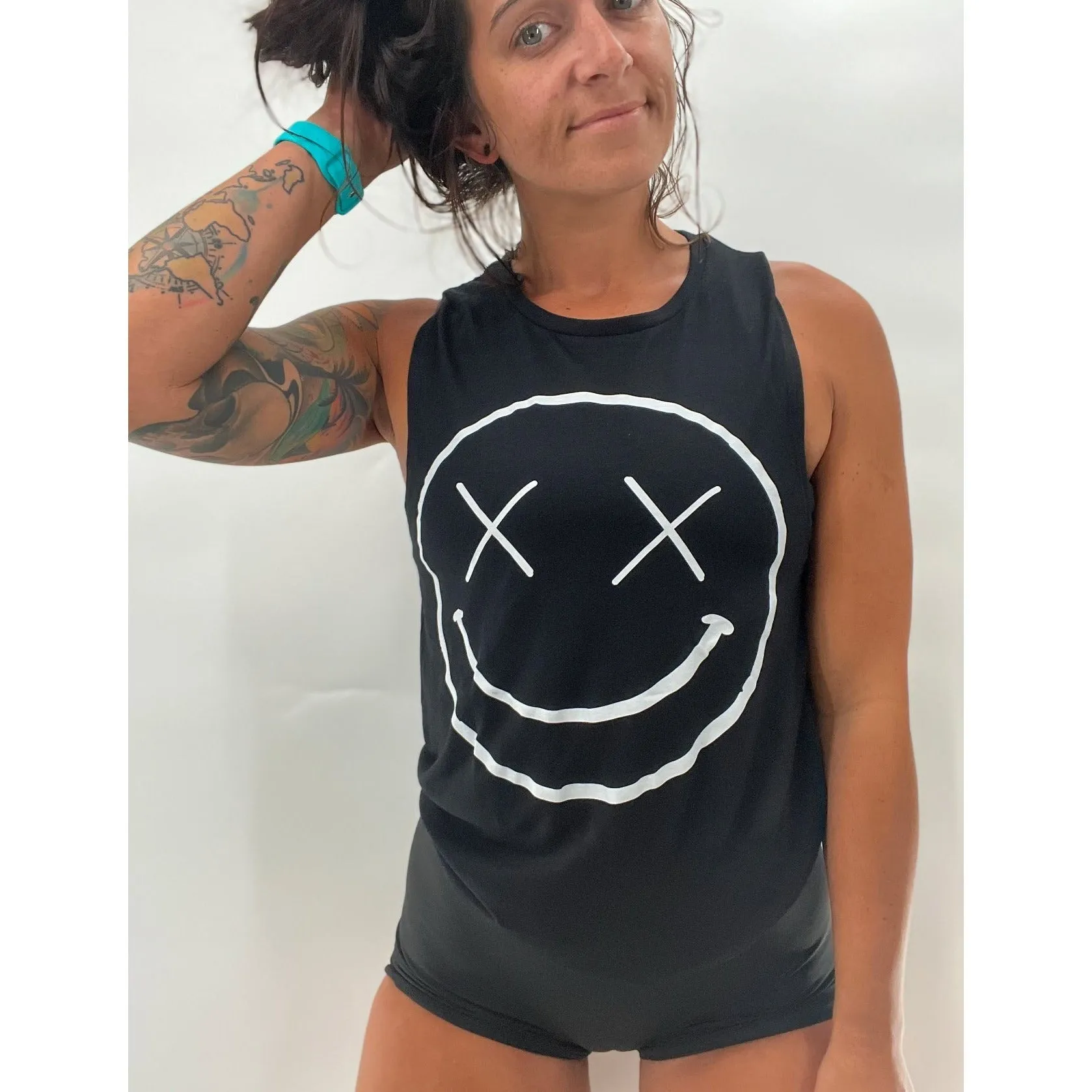 Salty Savage Ladies "OG Smile" Muscle Tank