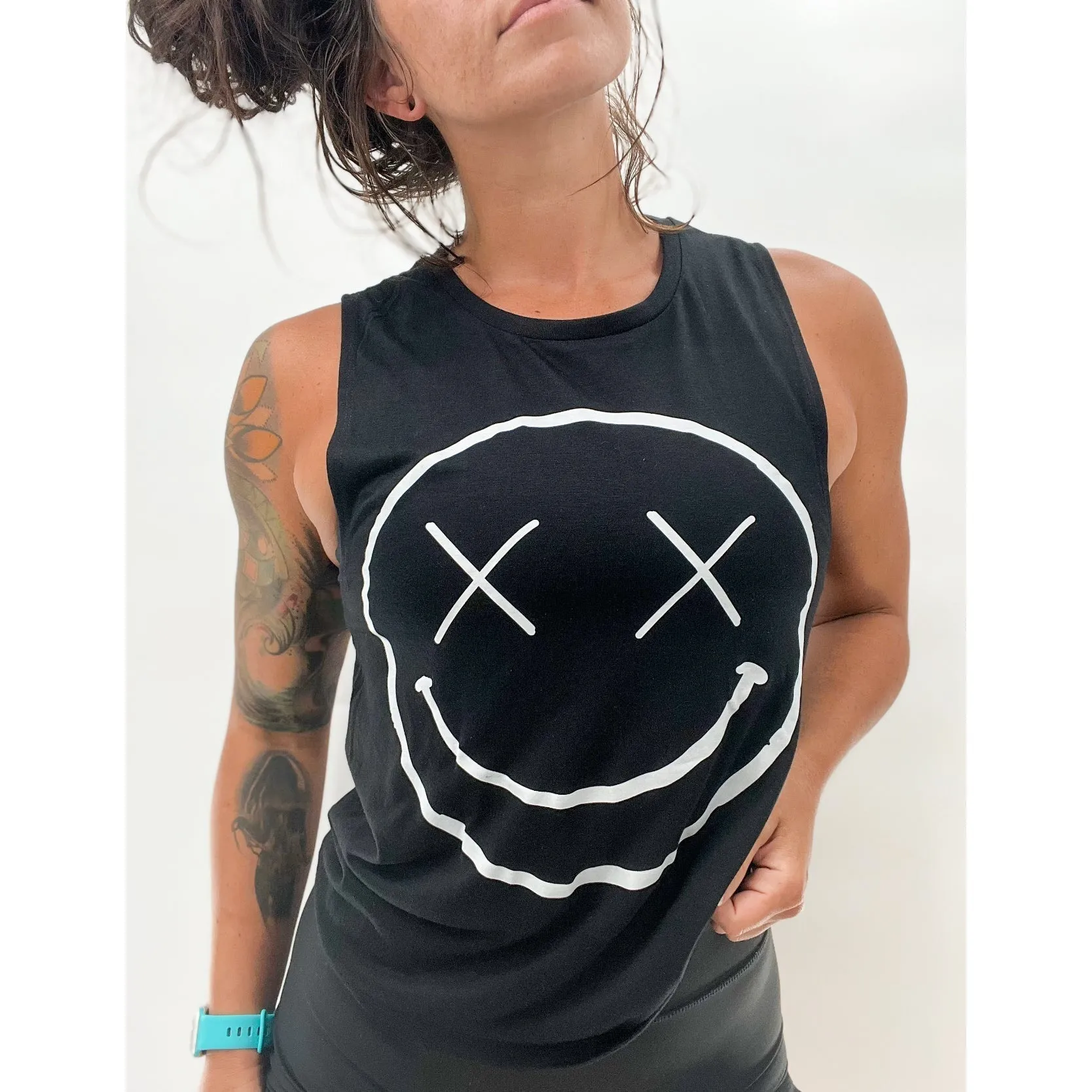 Salty Savage Ladies "OG Smile" Muscle Tank