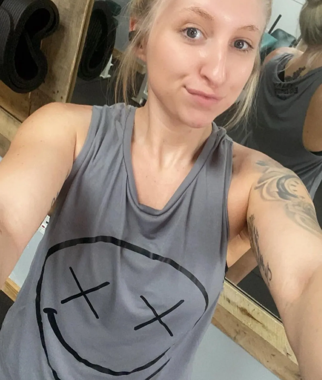 Salty Savage Ladies "OG Smile" Muscle Tank