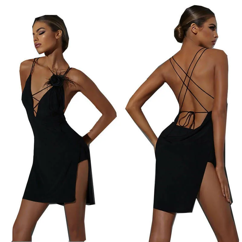 Sensual Striped Back Presale Dress | 2333