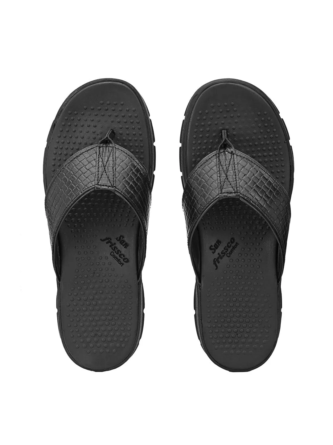 SF Black Comfort Slippers