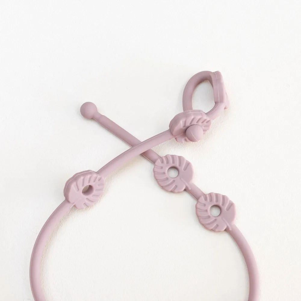 Silicone Monstera Strap-It | Blush Pink