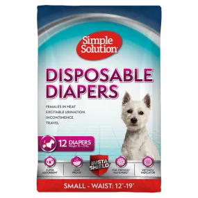 Simple Solution Disposable Diapers Small 12pk