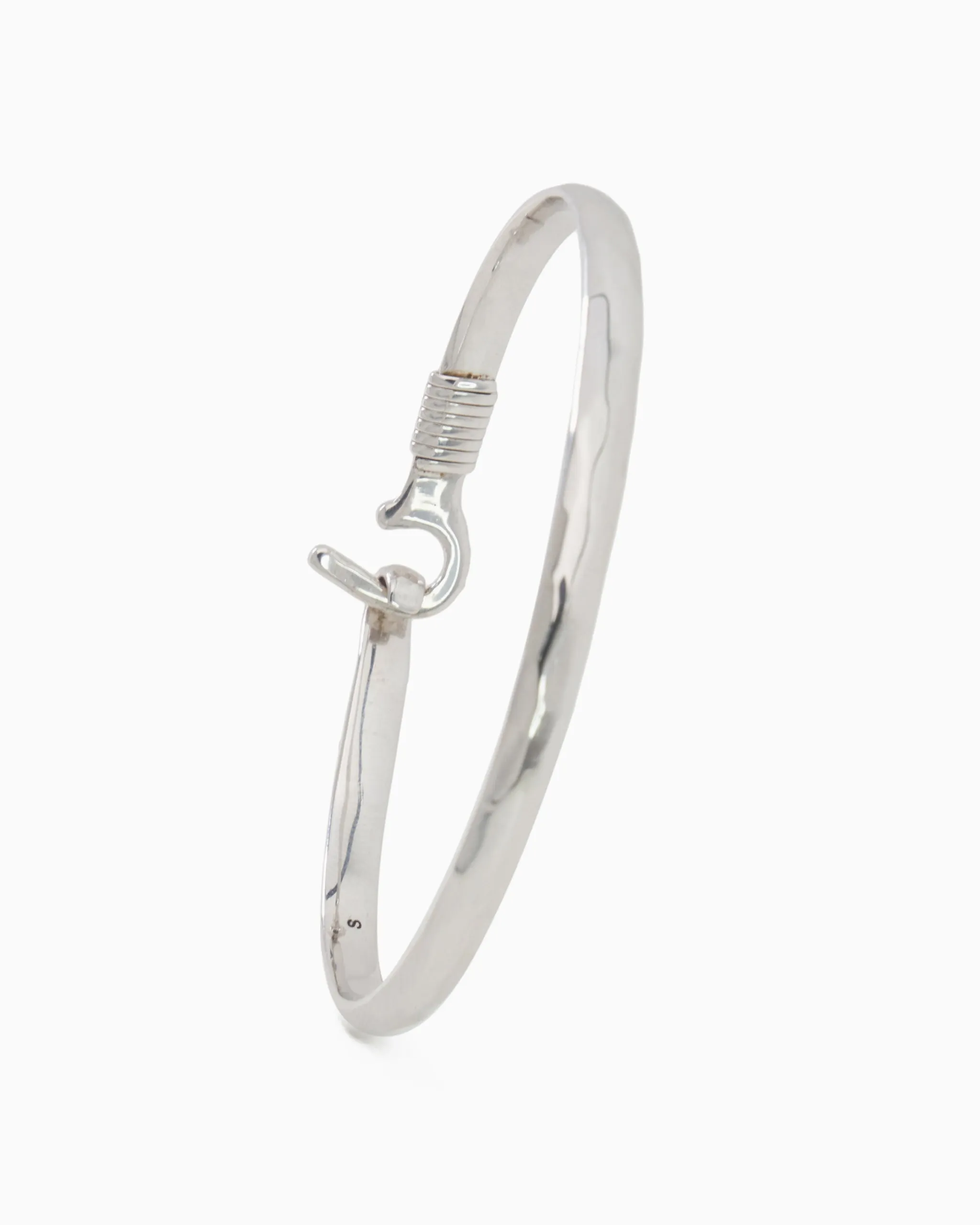 St. John Hook Bracelet with Anchor, 4mm