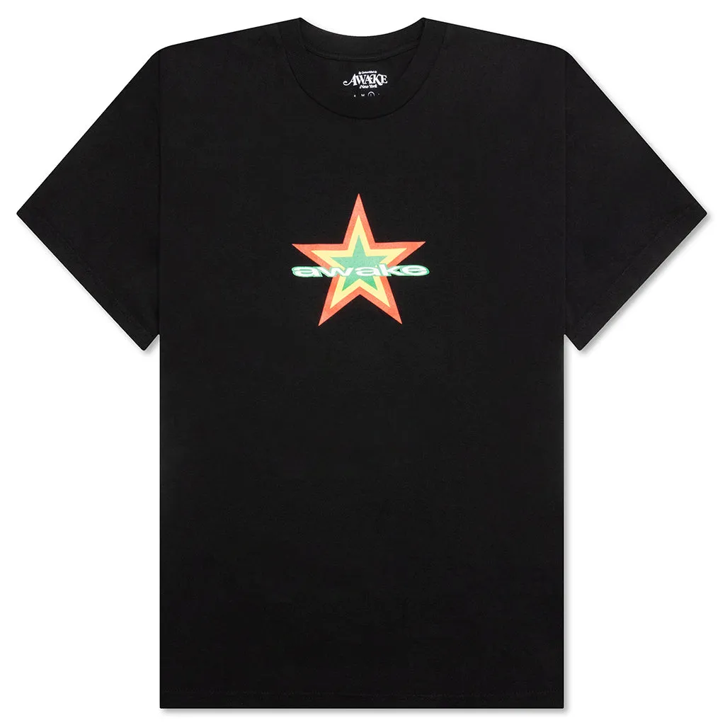 Star Logo Tee - Black