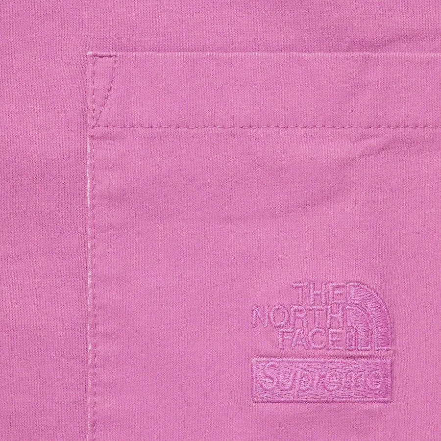 Supreme/ The North Face Pigment Printed Pocket Tee (Pink)