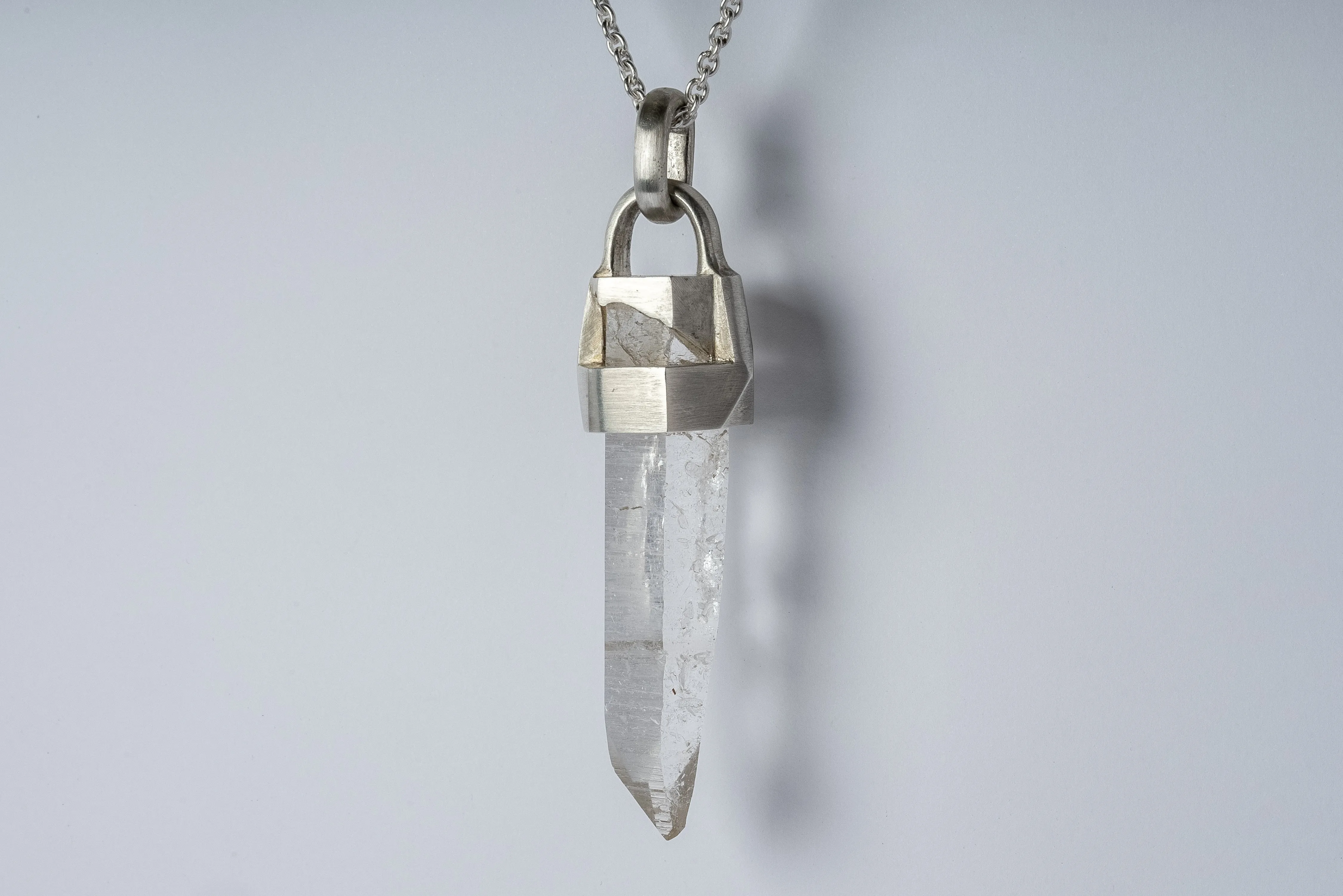 Talisman Necklace (Brace-Held, Healed, Lemurian Quartz, MA LEM)