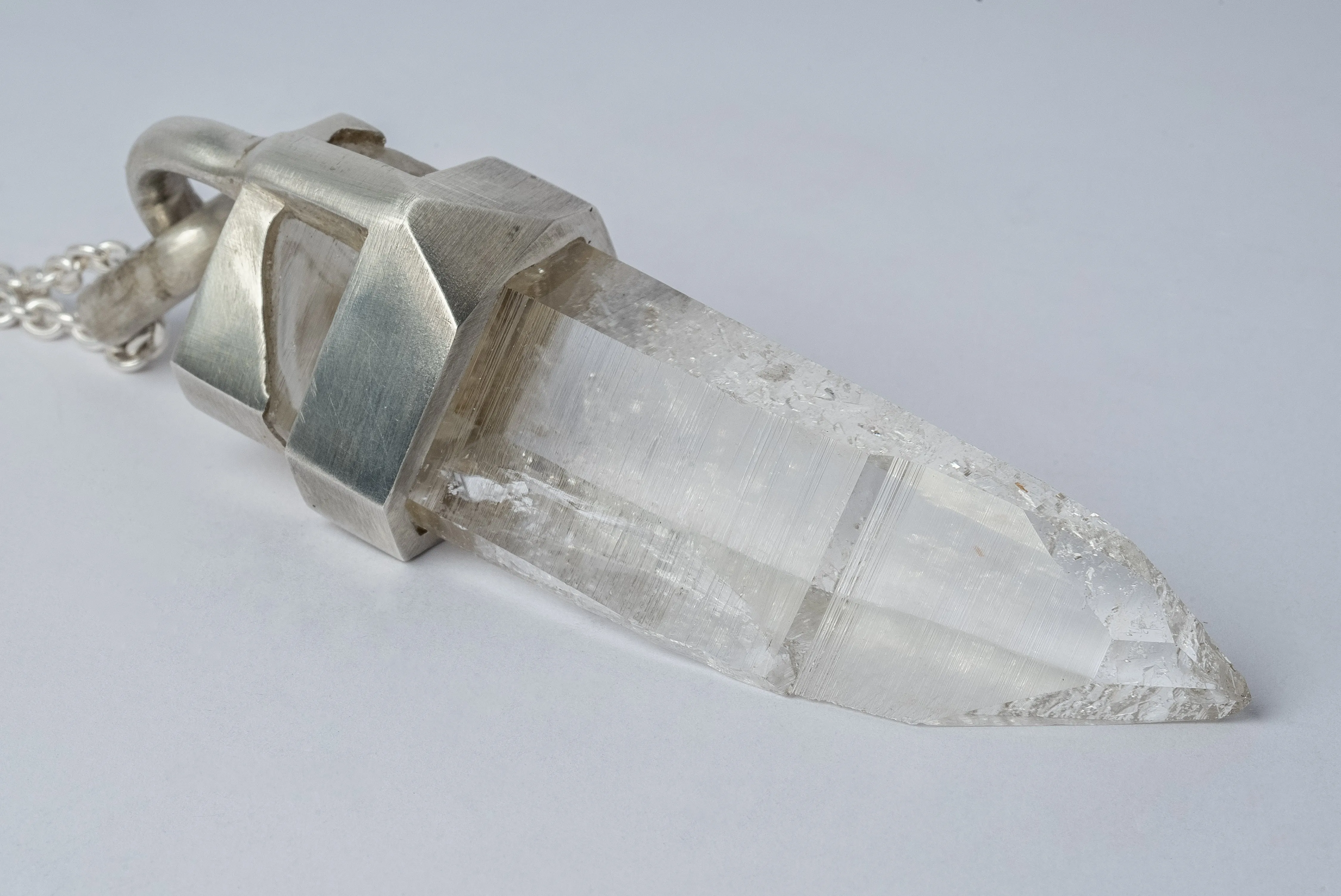 Talisman Necklace (Brace-Held, Healed, Lemurian Quartz, MA LEM)