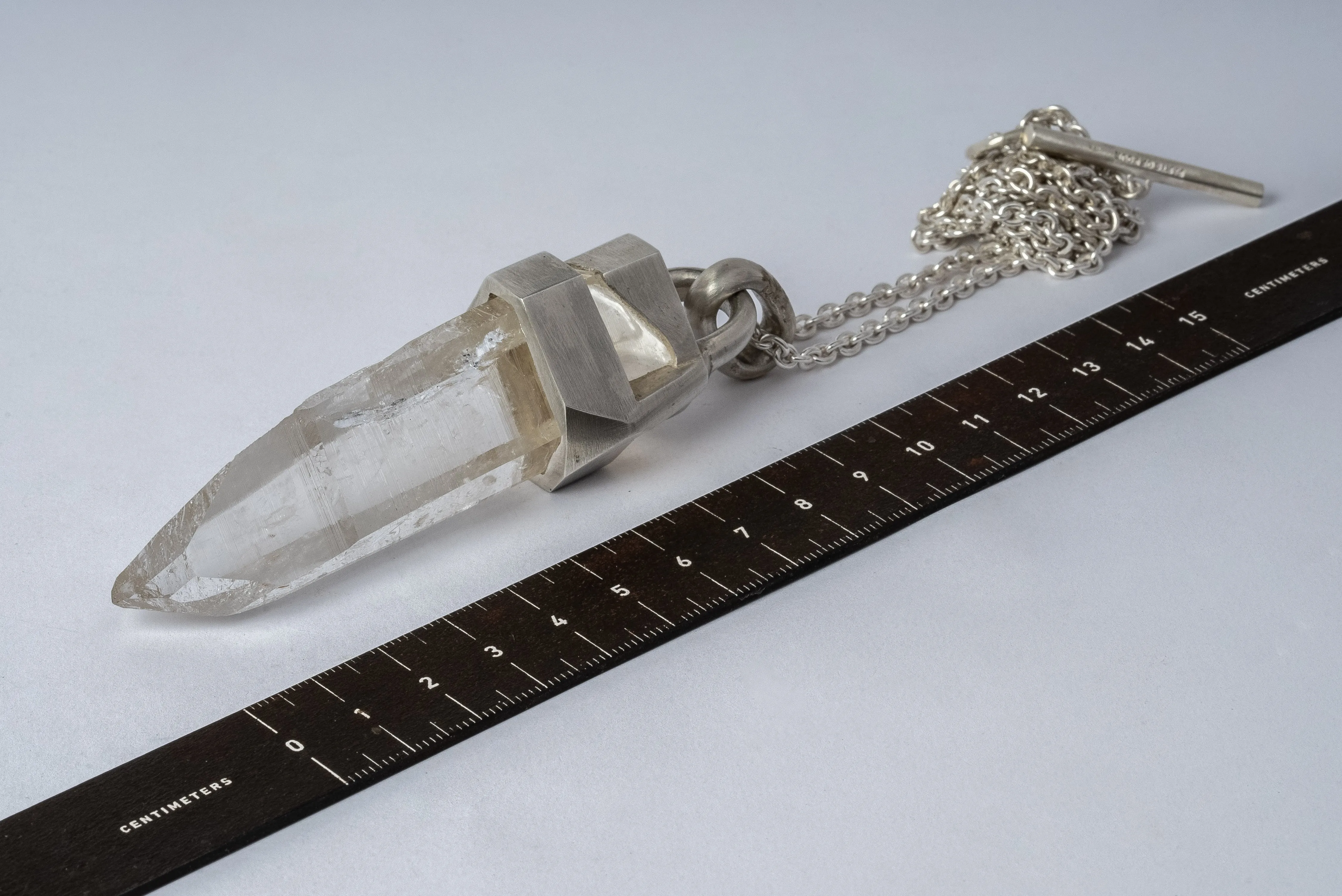 Talisman Necklace (Brace-Held, Healed, Lemurian Quartz, MA LEM)