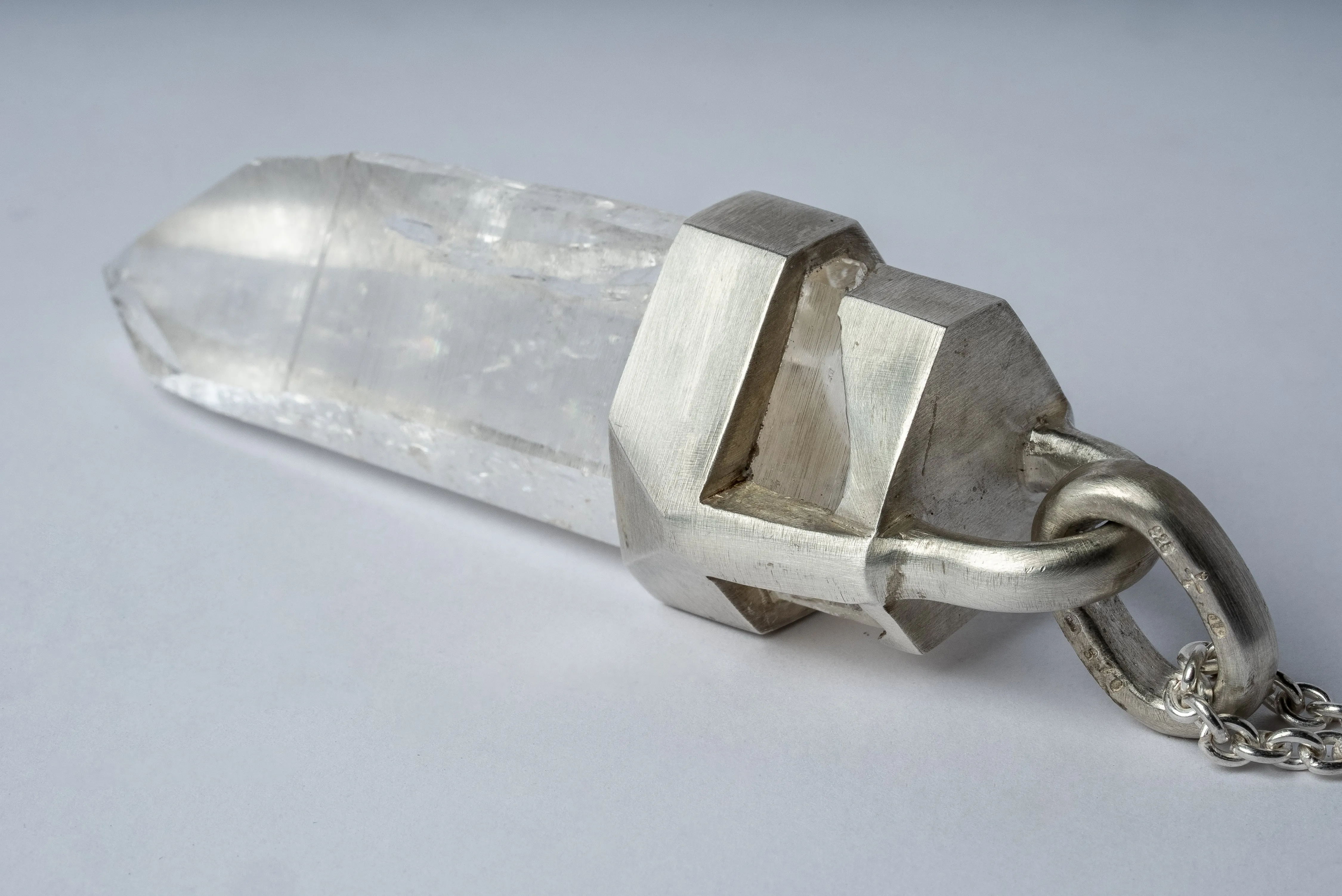 Talisman Necklace (Brace-Held, Healed, Lemurian Quartz, MA LEM)