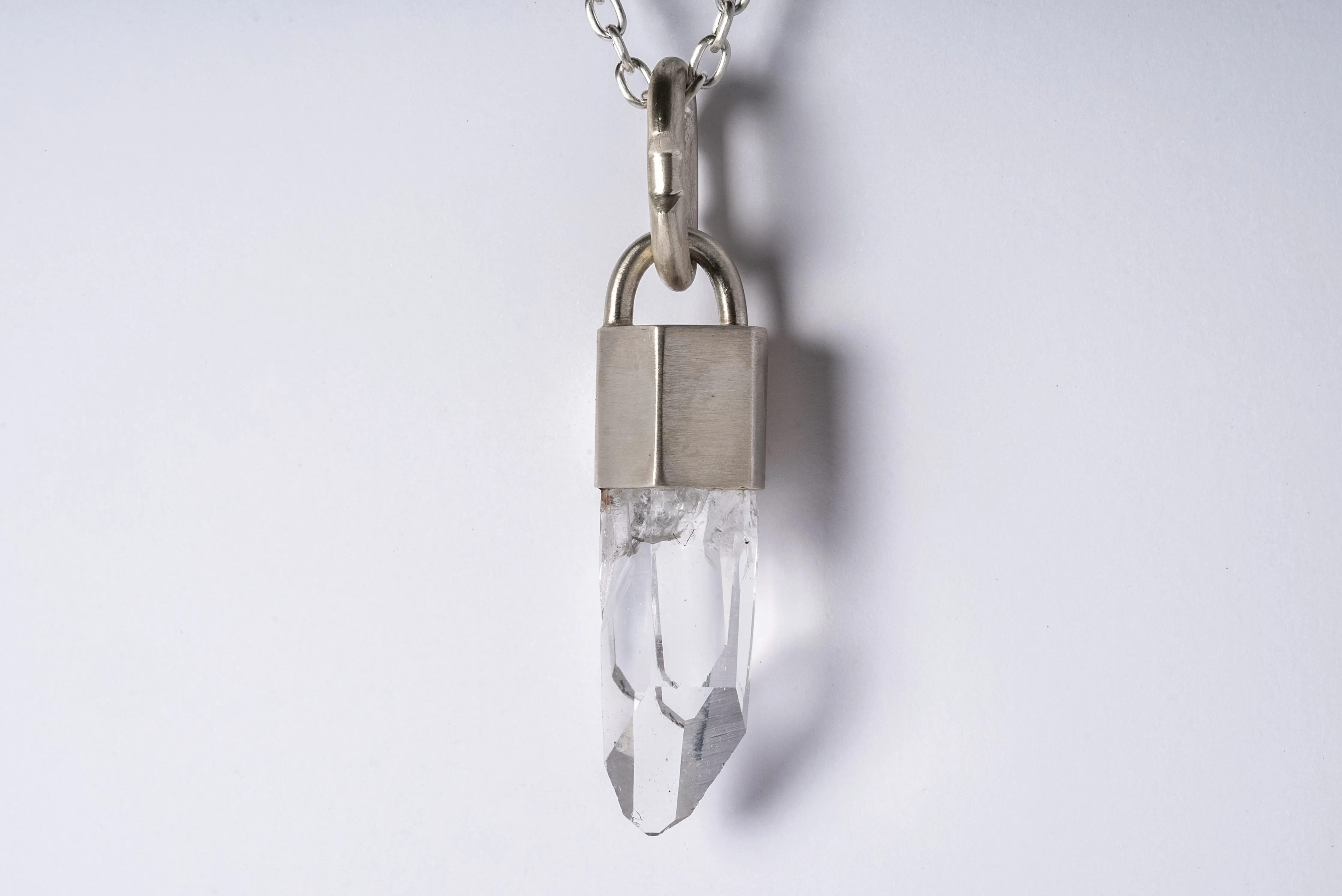 Talisman Necklace (Deco Linked, Lemurian Quartz, MA LEM)