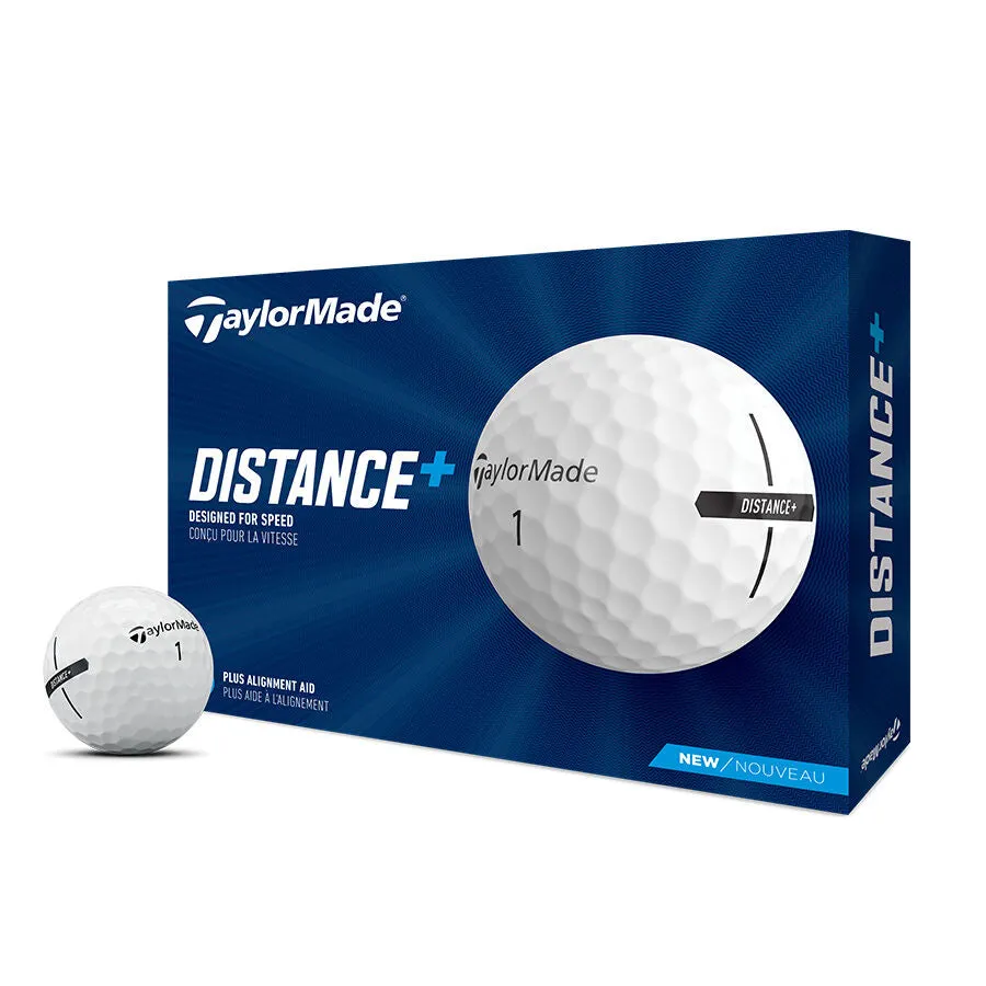 TaylorMade Distance  Golf Balls White (1-Dozen)