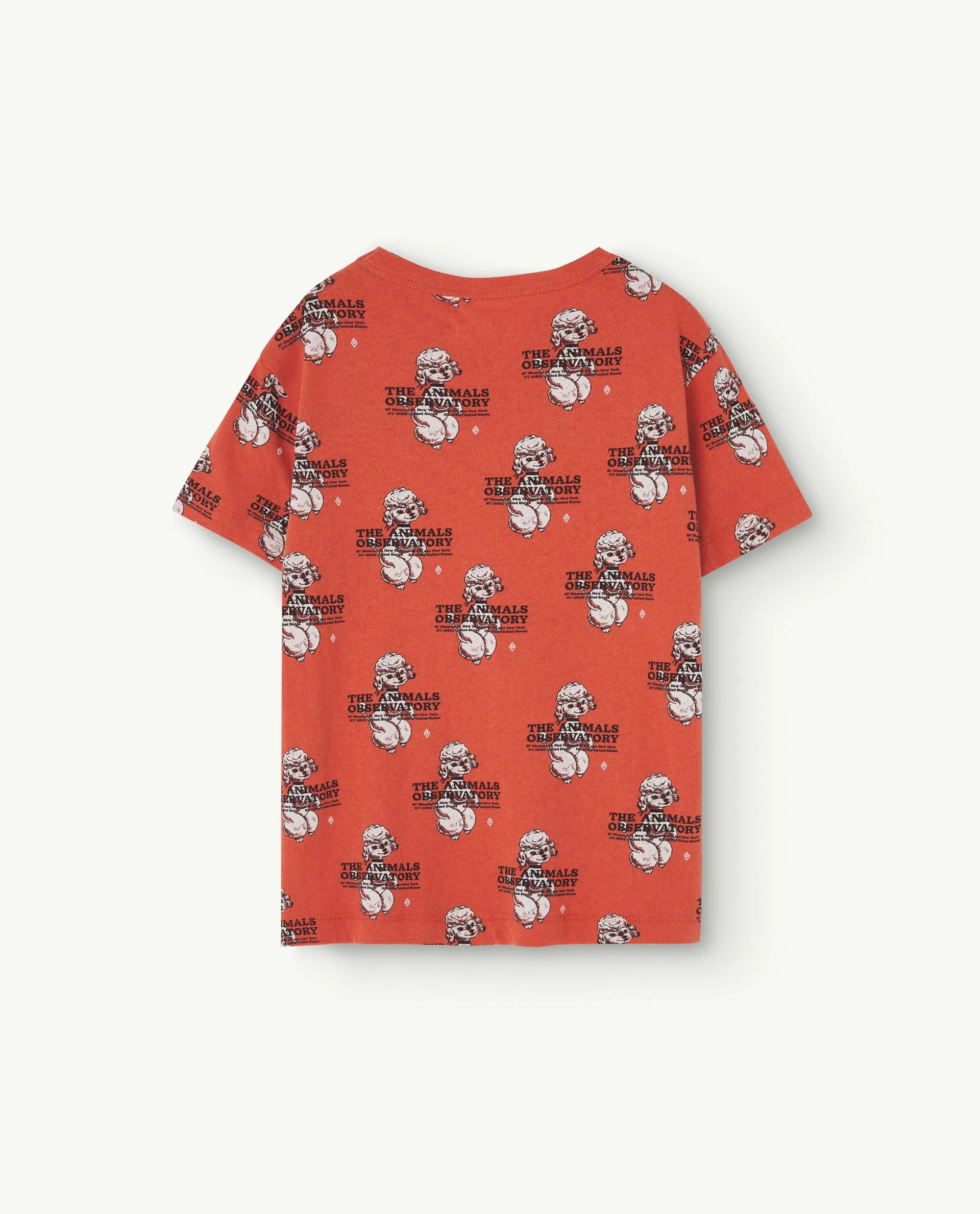 The Animals Observatory | Recycled Rooster T-Shirt Red