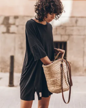 The Dark Short Loose T-Shirt Dress