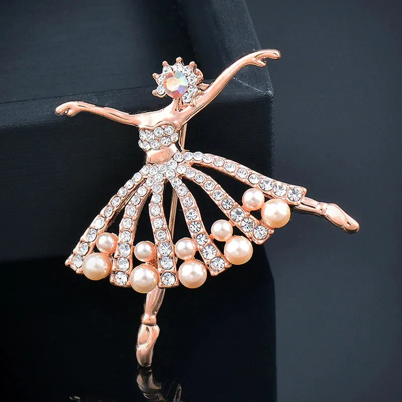 The Davina Ballerina Brooch Pin