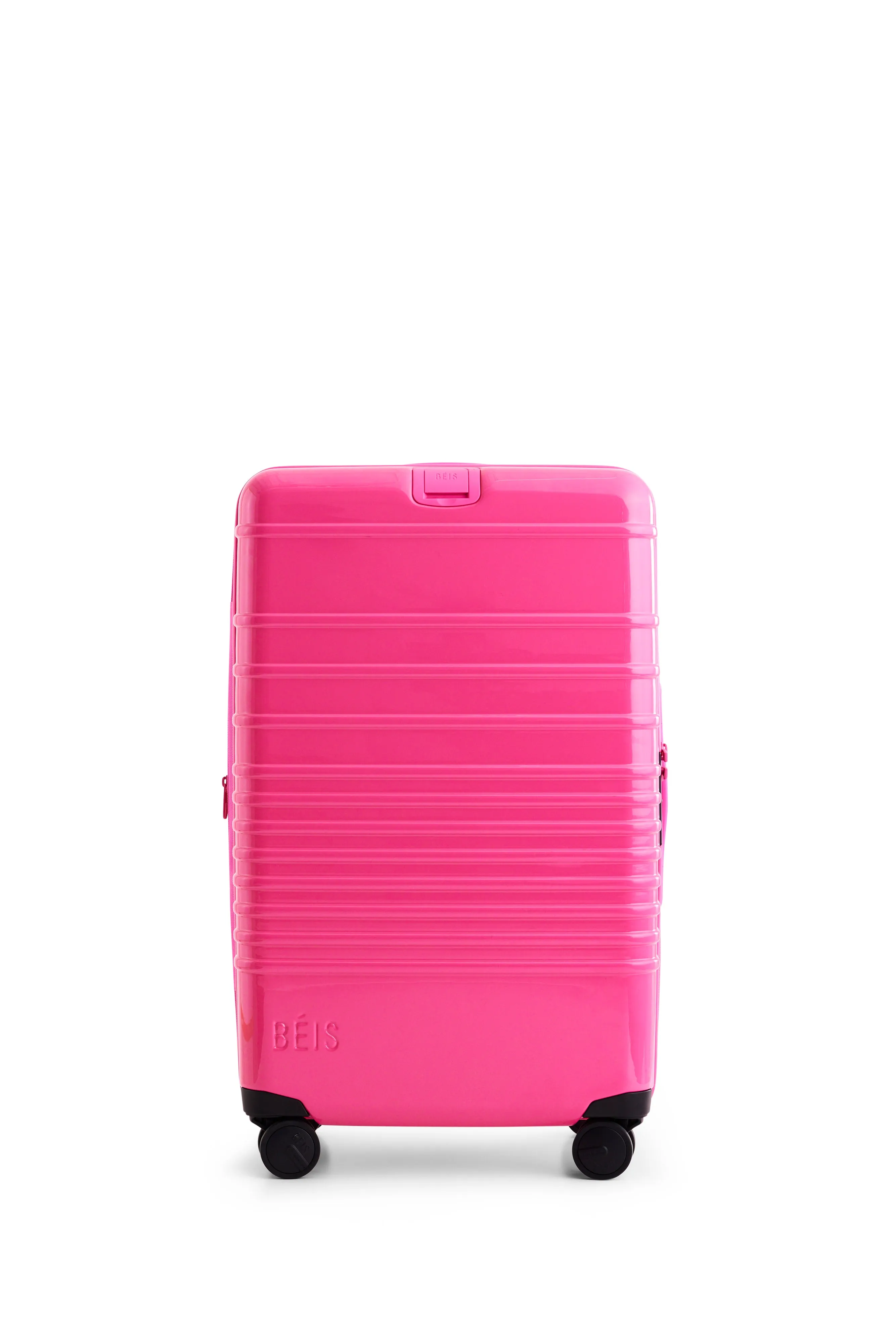 The Medium Check-In Roller in Barbie Pink