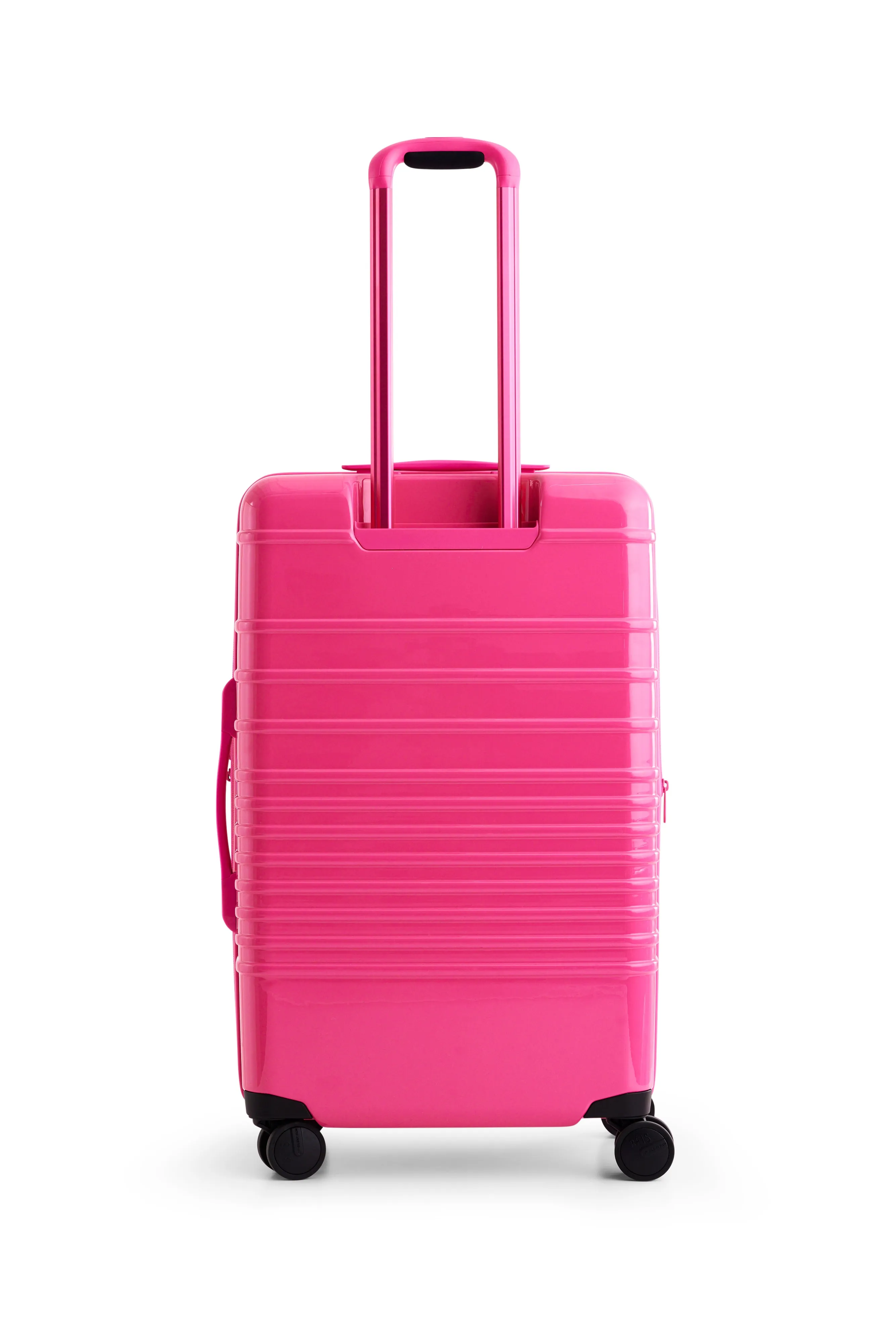 The Medium Check-In Roller in Barbie Pink