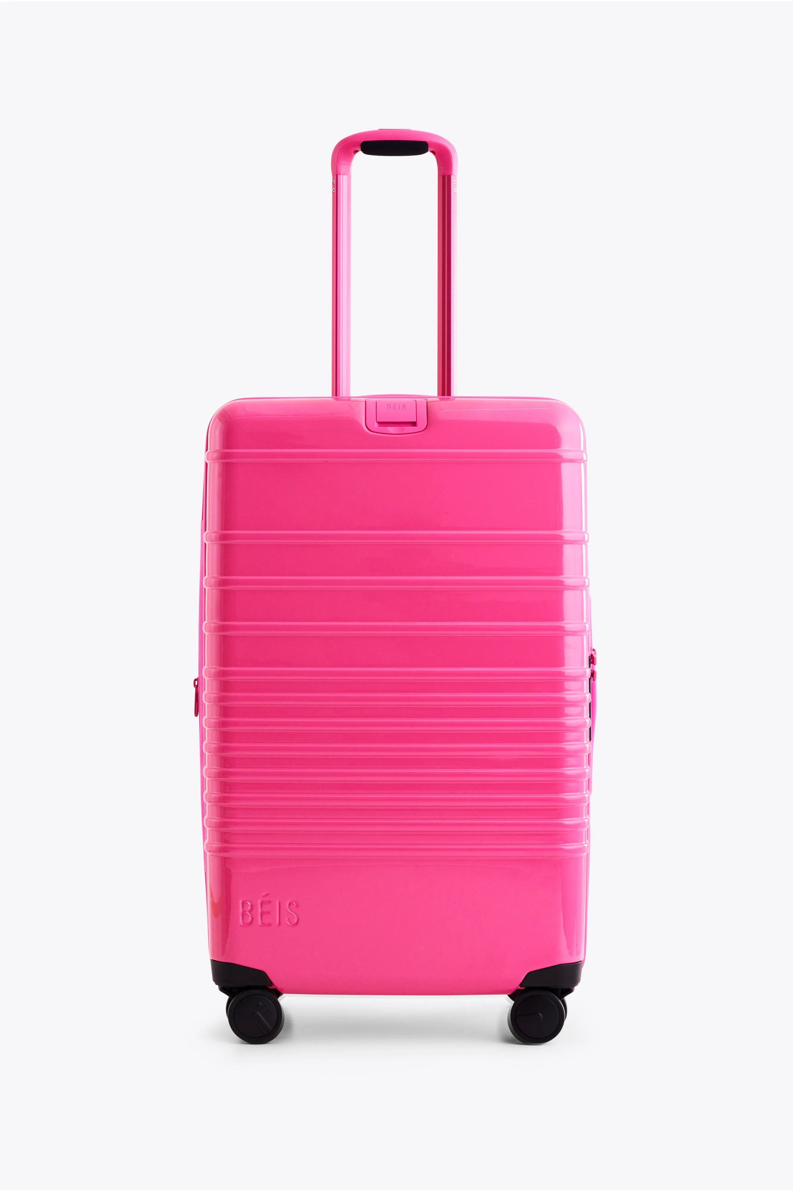 The Medium Check-In Roller in Barbie Pink