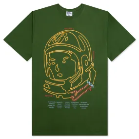 Track S/S Tee - Garden Green