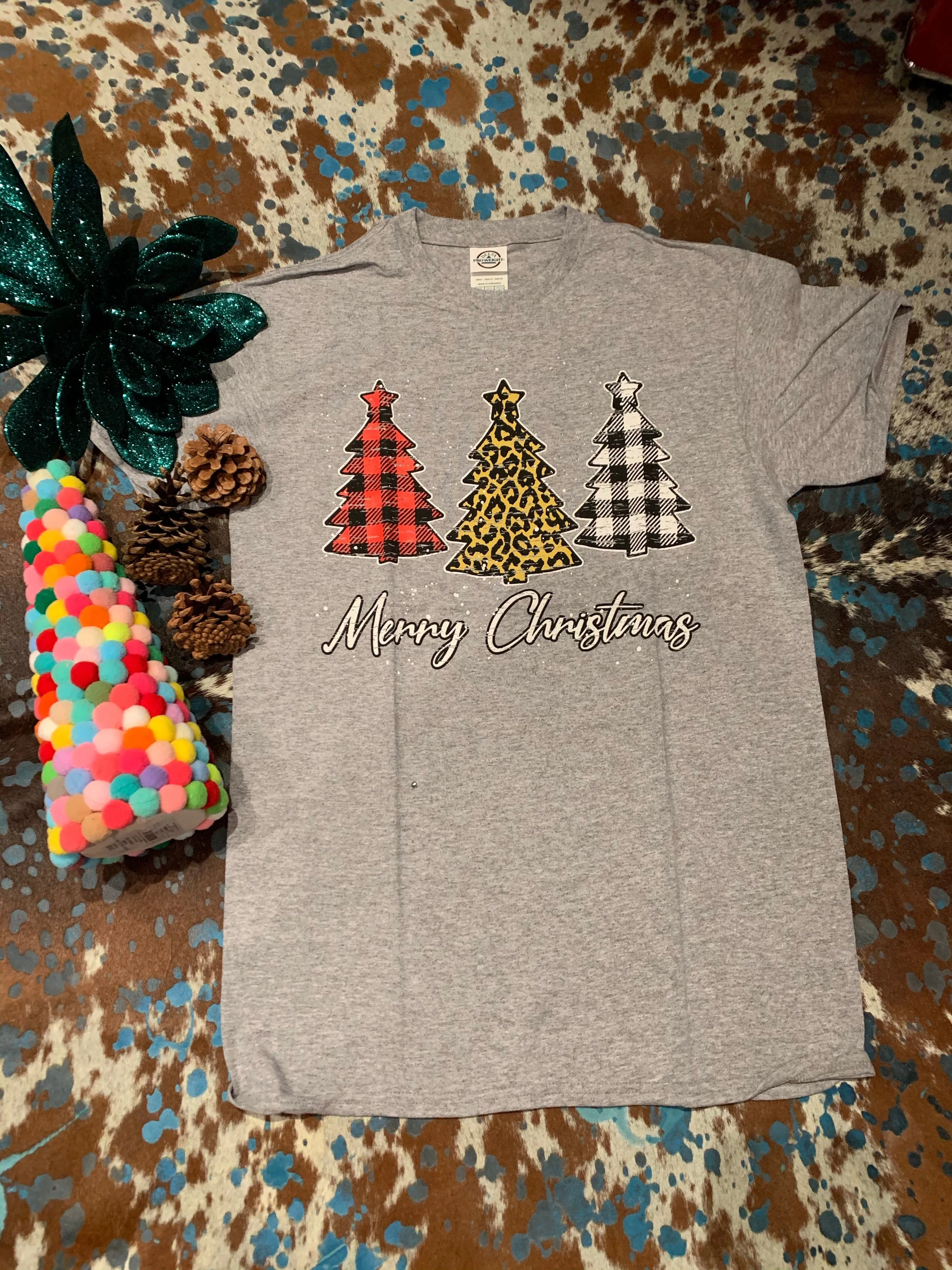 Trio tree tee Christmas