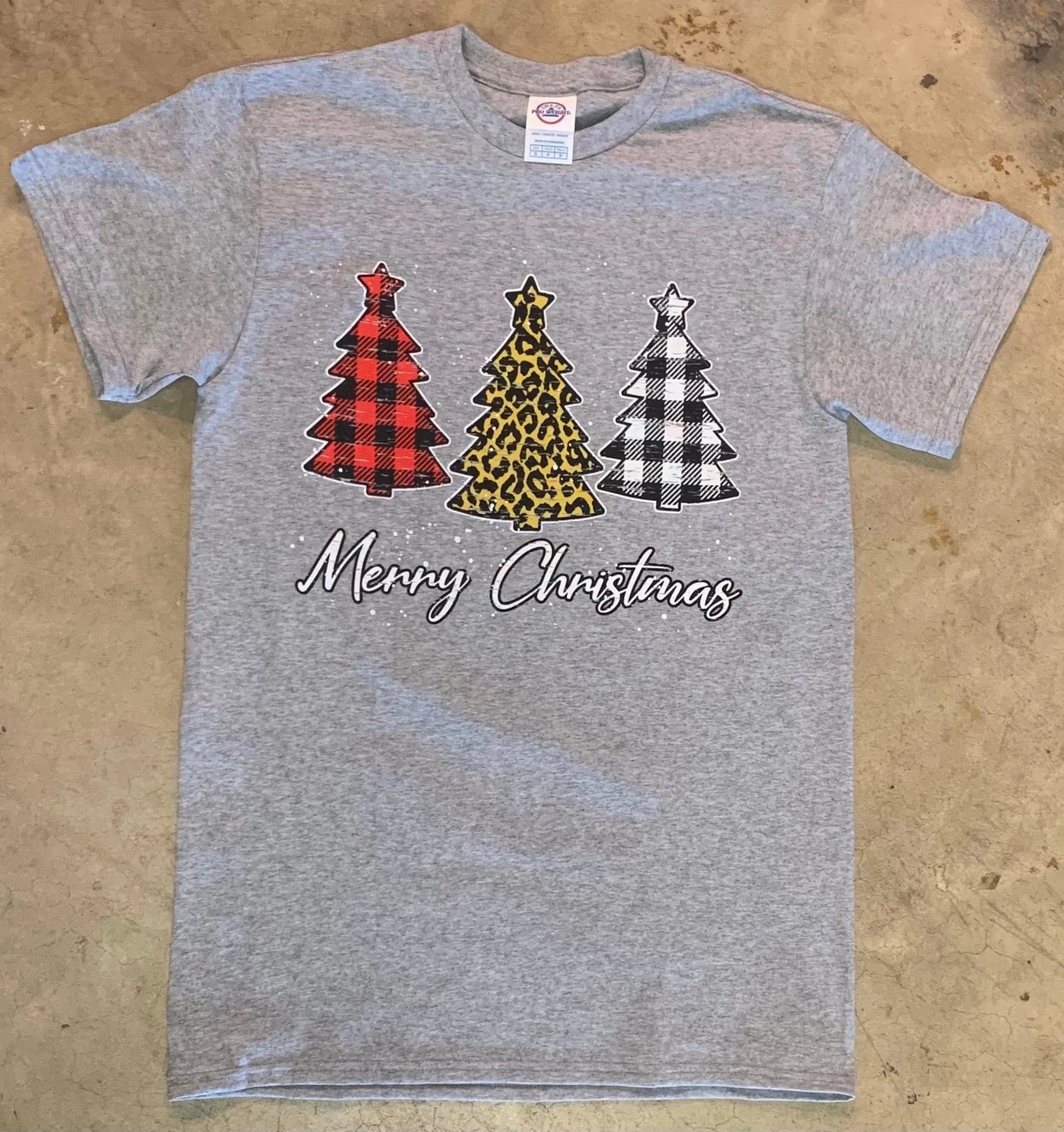 Trio tree tee Christmas