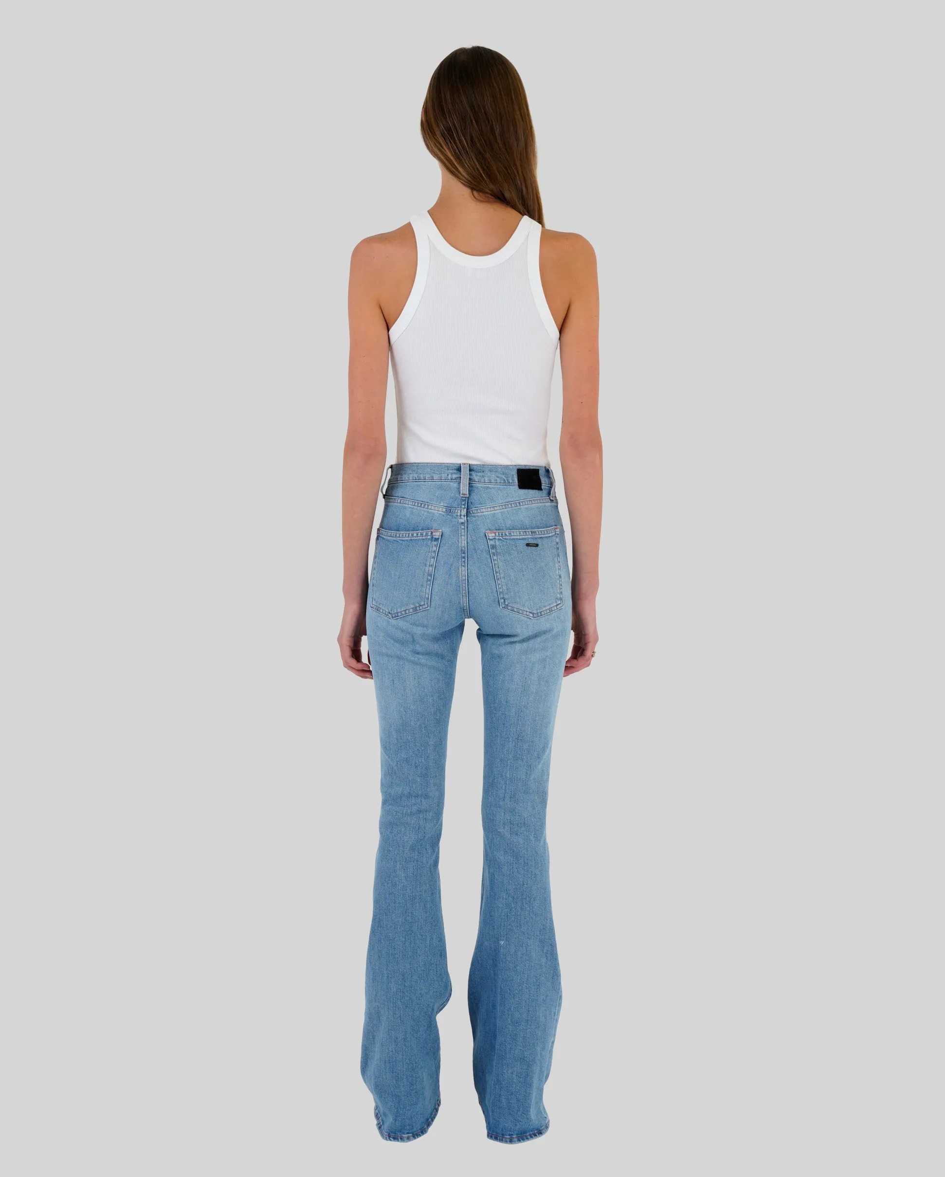 URSULA FLARED DENIM / BLUE COMFORT