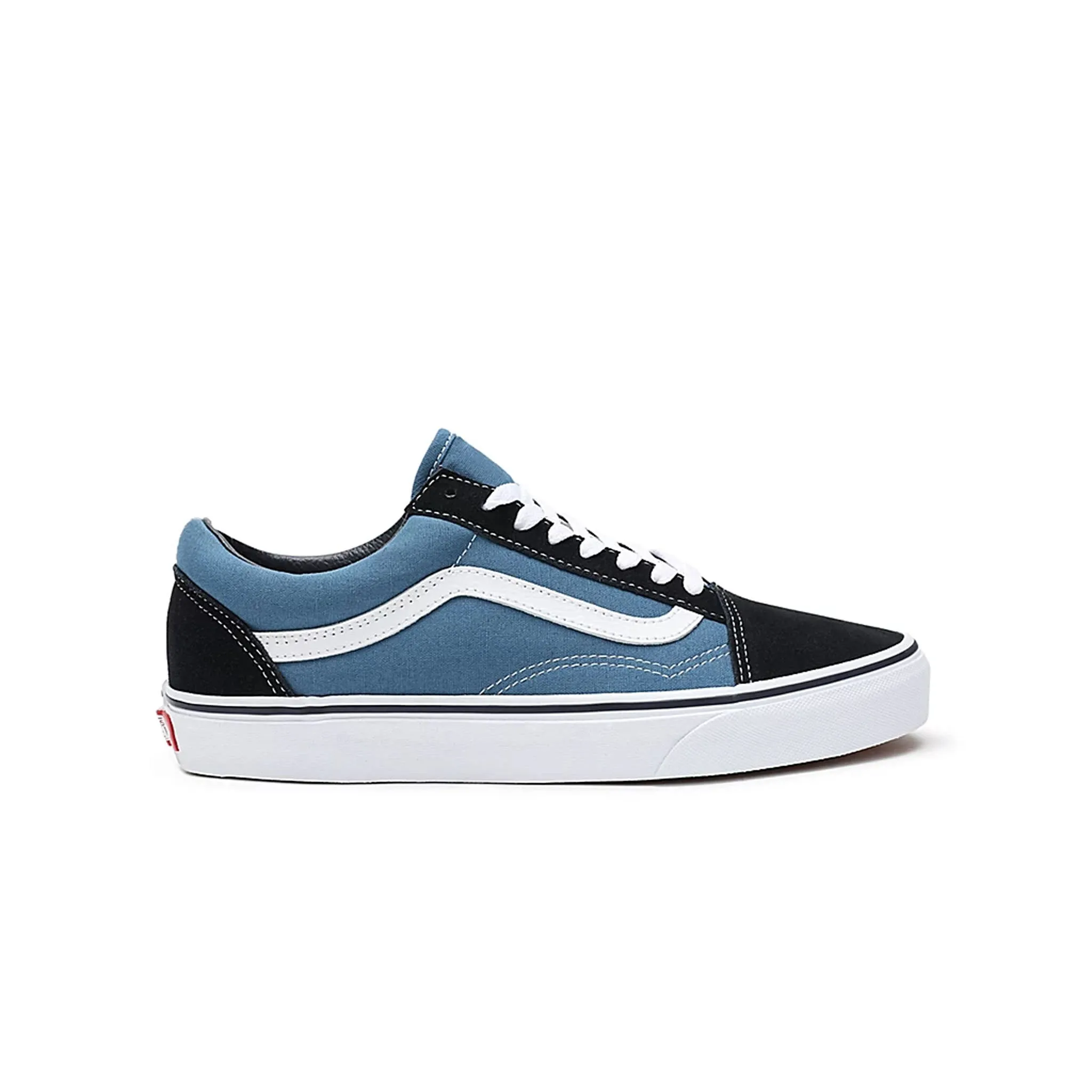 Vans Old Skool Lace-Up Blue Canvas Mens Plimsolls 38G98T7