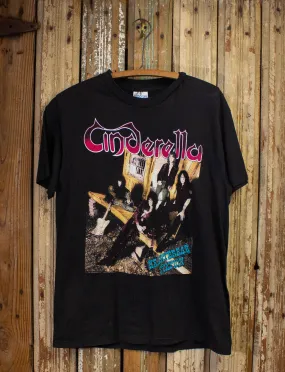 Vintage Cinderella Heartbreak Station Concert T Shirt 1991 Black Medium