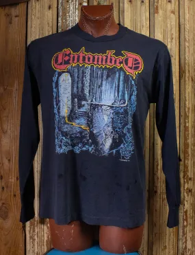 Vintage Entombed Left Hand Path Concert T Shirt 1990 Black XL