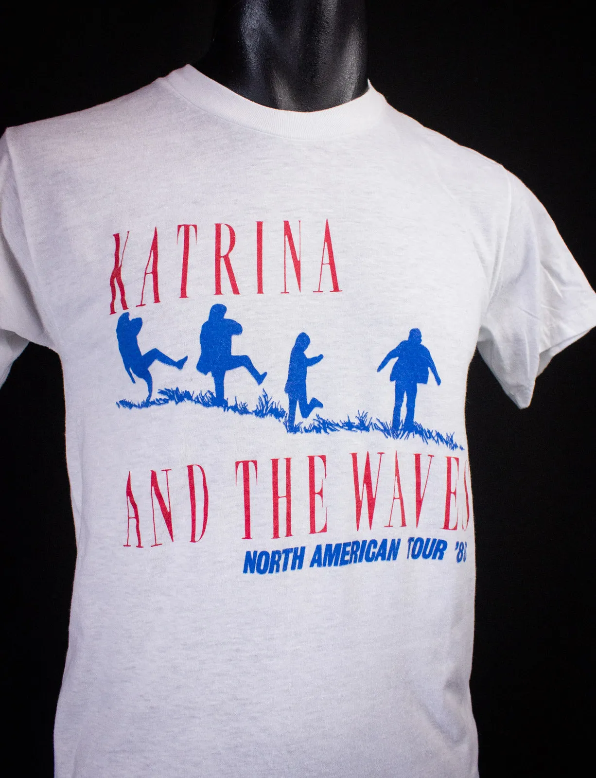 Vintage Katrina and the Waves Is That It? Concert T Shirt 1986 White Small