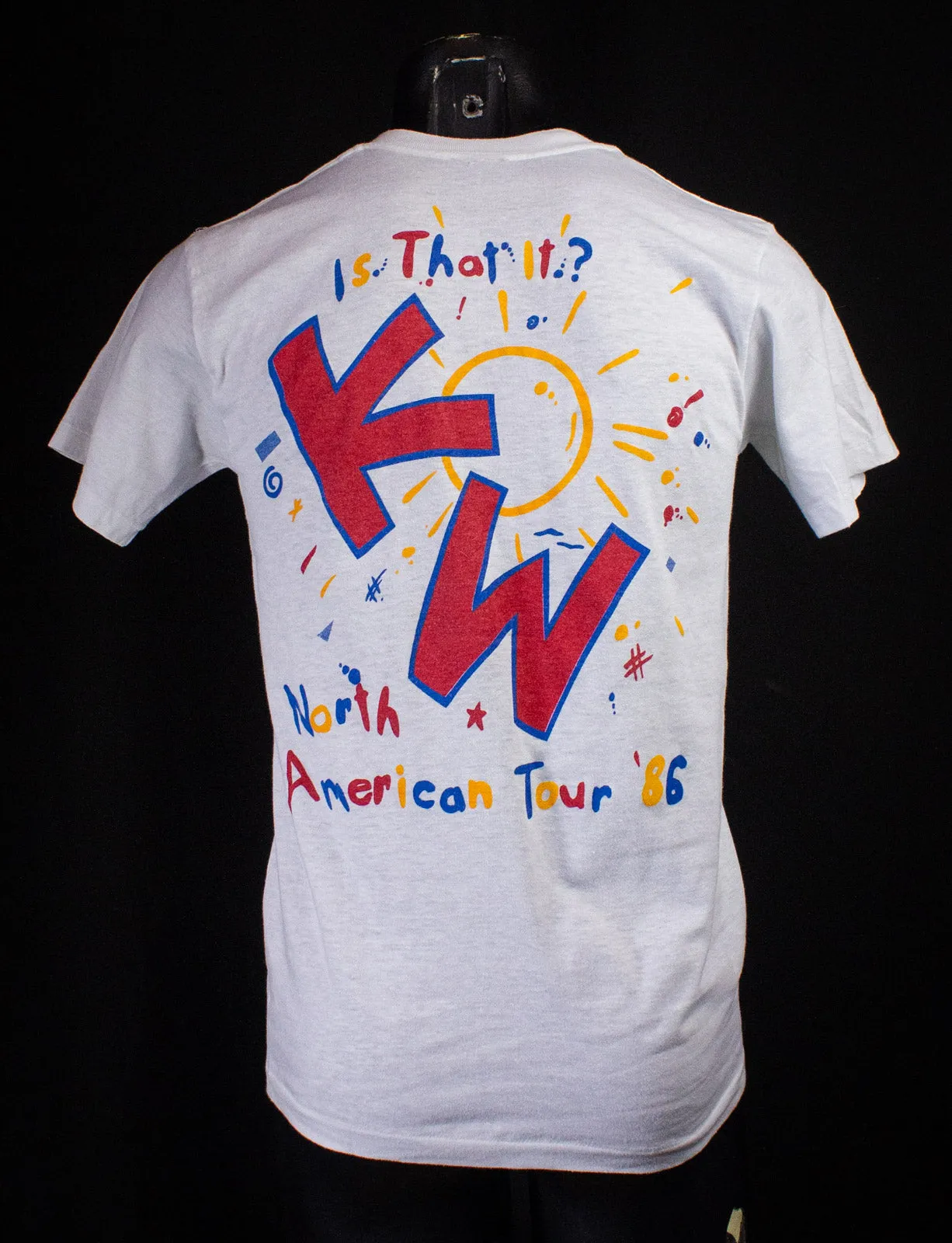 Vintage Katrina and the Waves Is That It? Concert T Shirt 1986 White Small