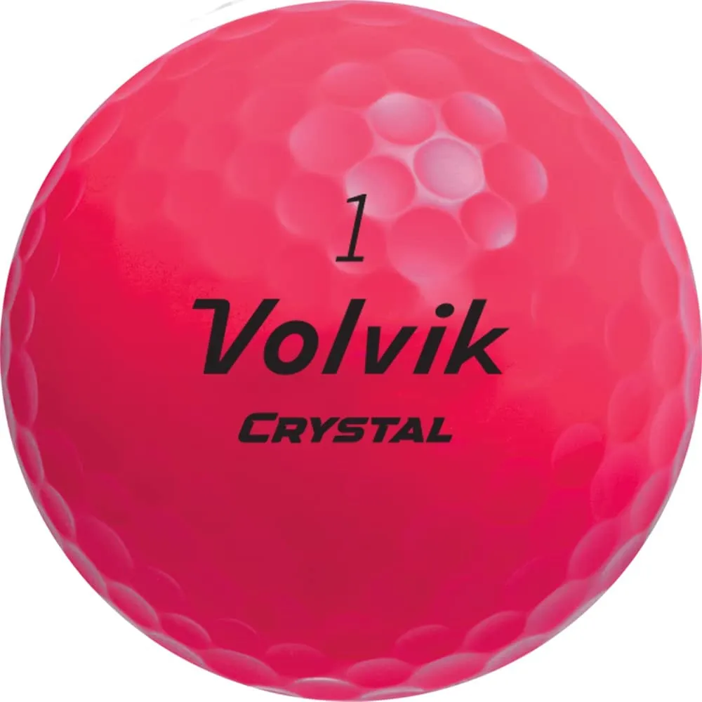 Volvik Crystal 2022 Focus Colored Golf Balls by the Sleeve