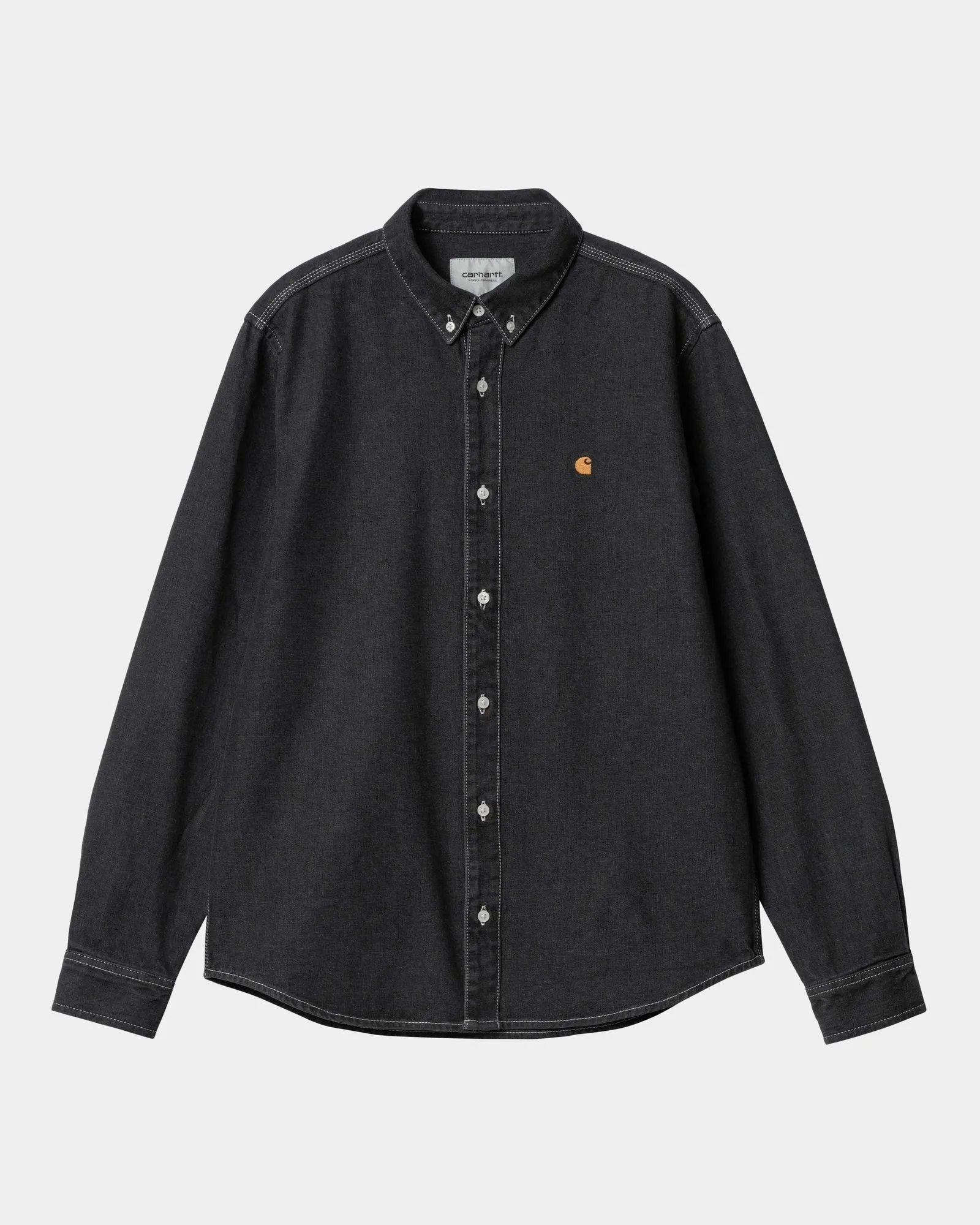 Weldon Shirt | Black (stone washed)