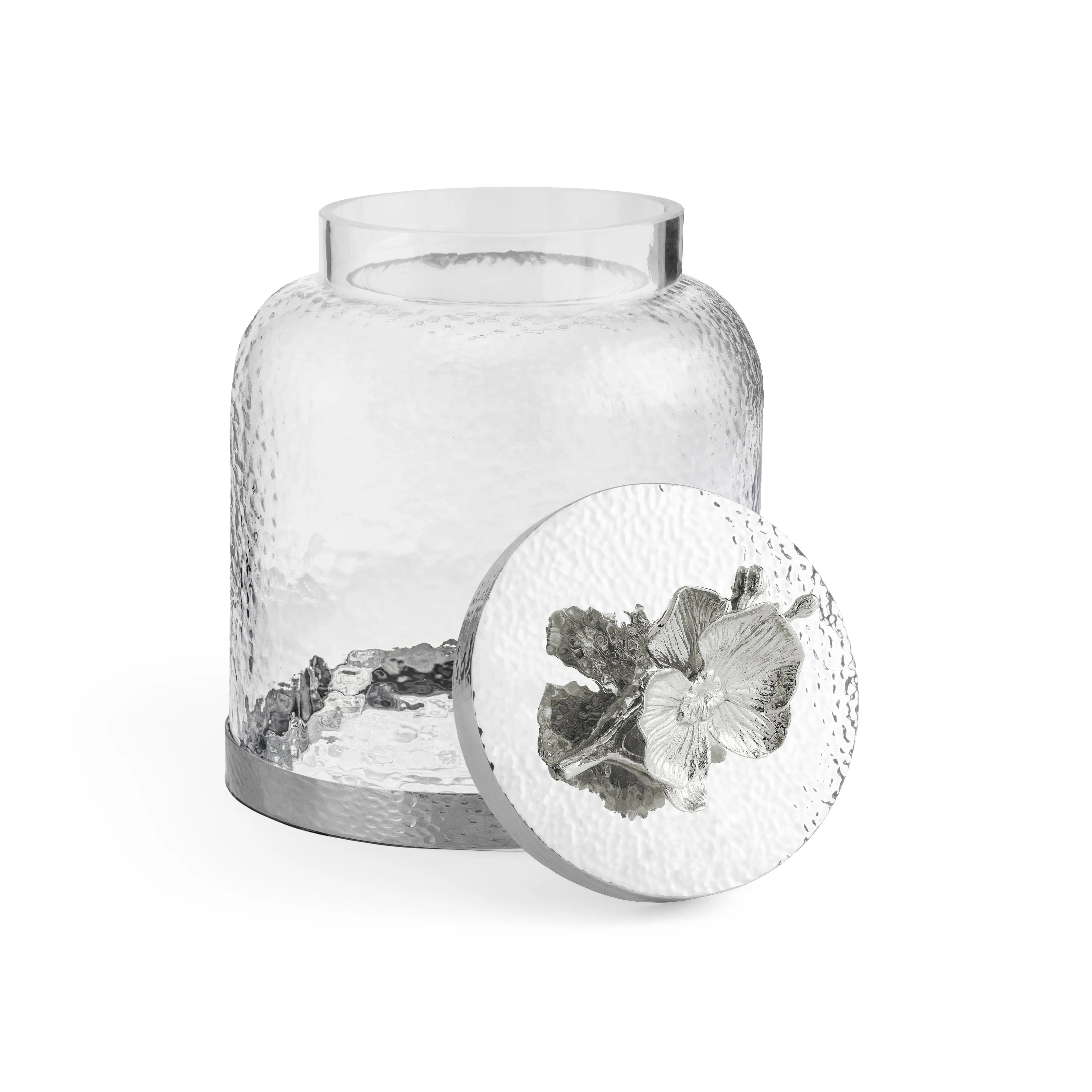 White Orchid Cookie Jar