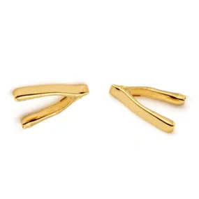 WISHBONE Petite Stud Earrings