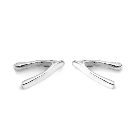 WISHBONE Petite Stud Earrings