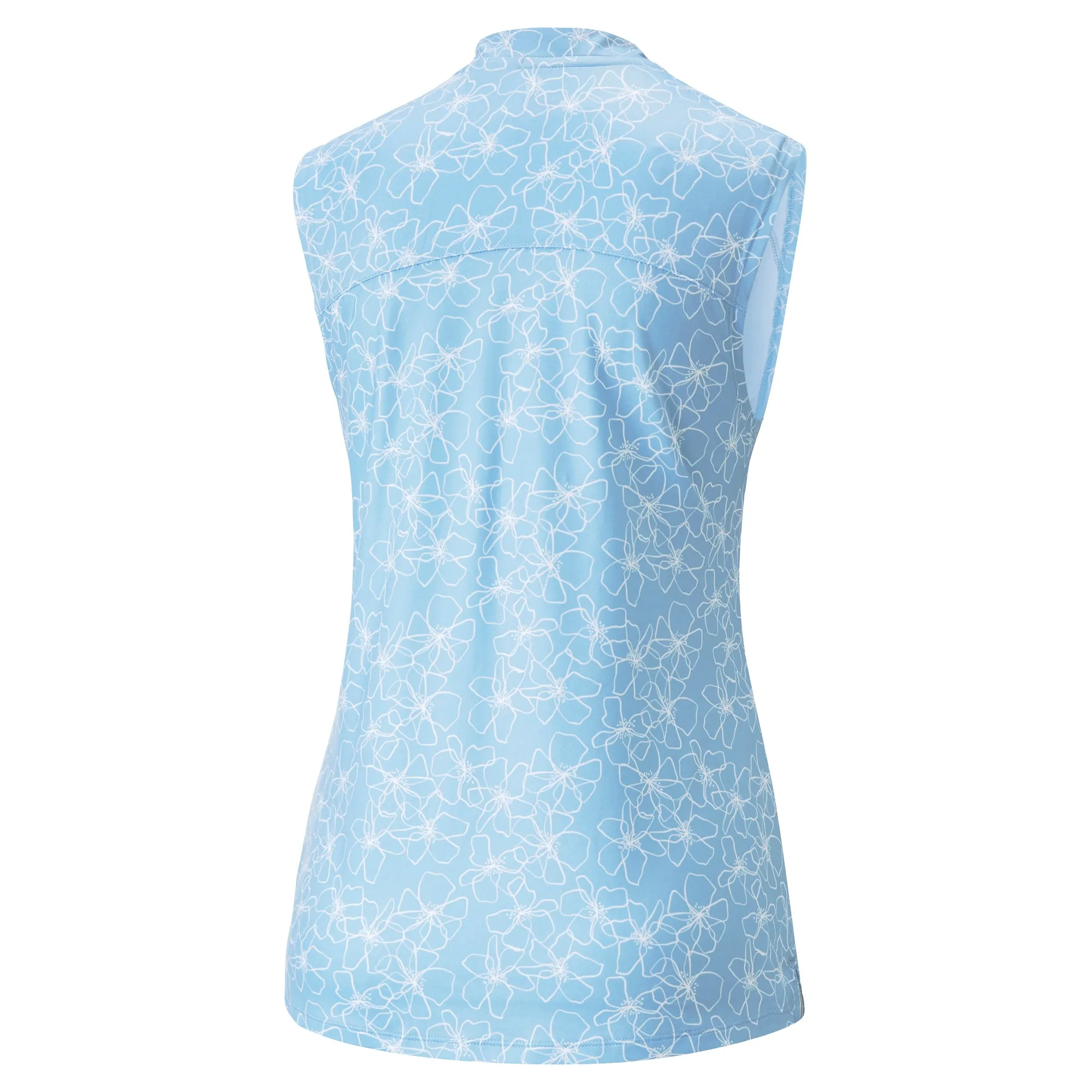 Women's CLOUDSPUN Island Flower Sleeveless Golf Polo