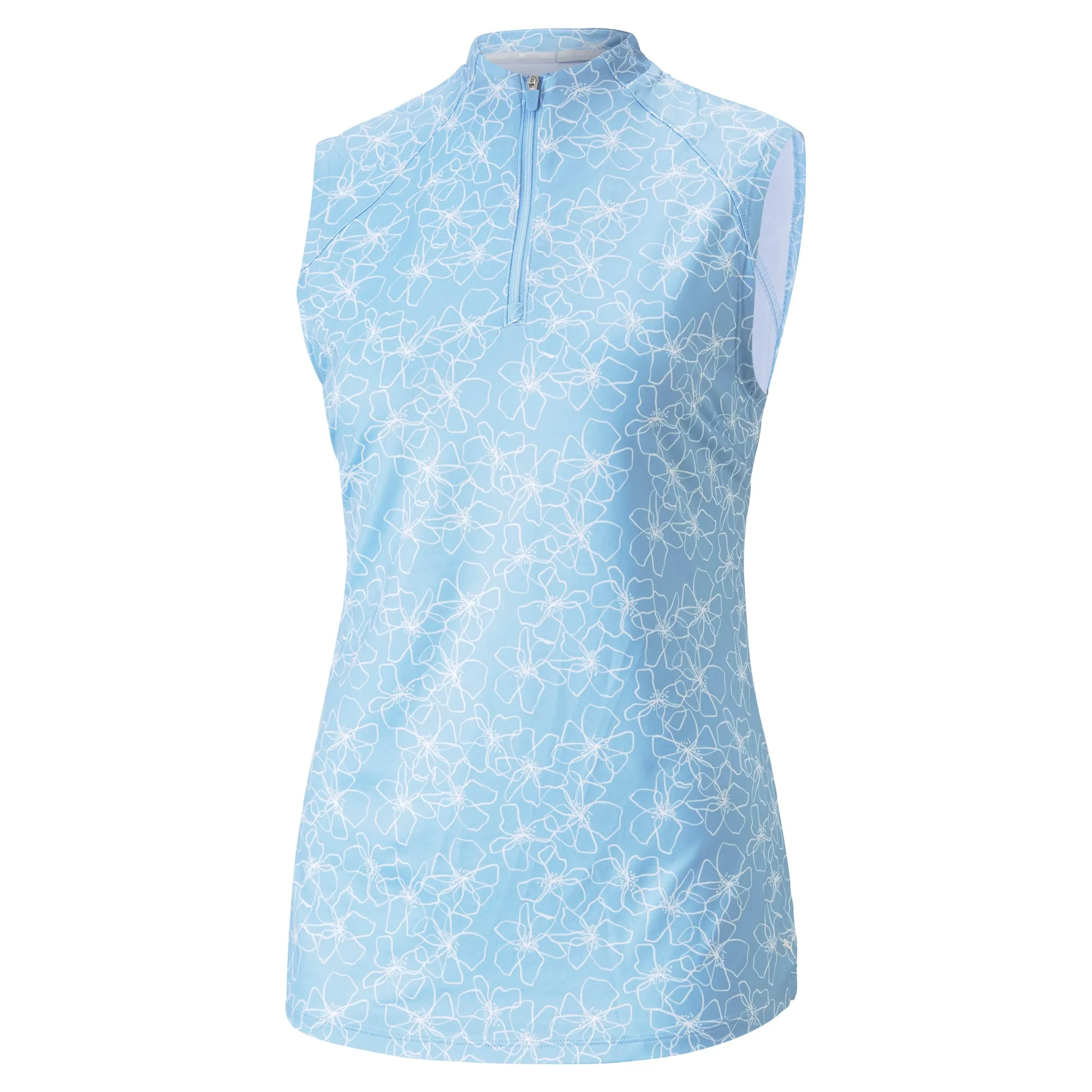 Women's CLOUDSPUN Island Flower Sleeveless Golf Polo