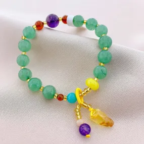 Women's Fashion Jade Beads Gemstone Bracelet