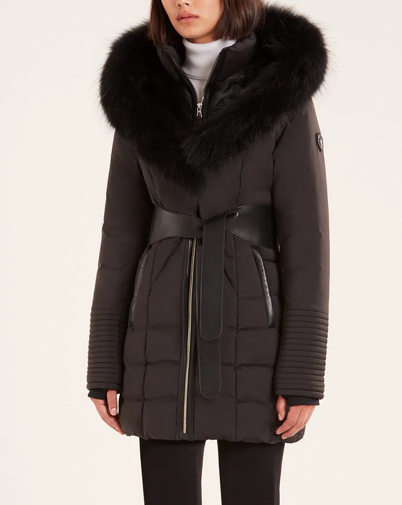 WOMENS RUDSAK MODA BLACK/BLACK FUR