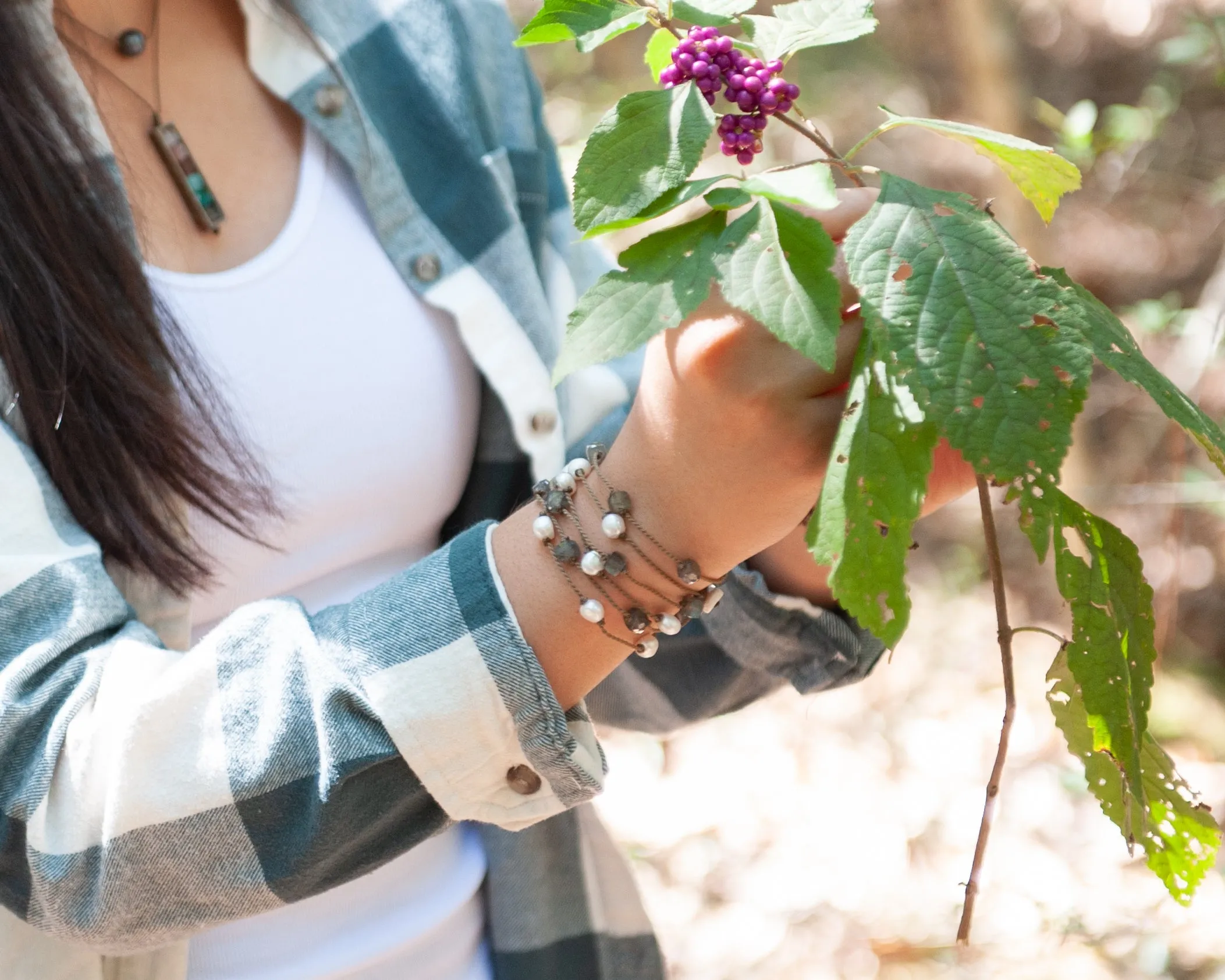 Wrap-1783-Labradorite Cube Petite