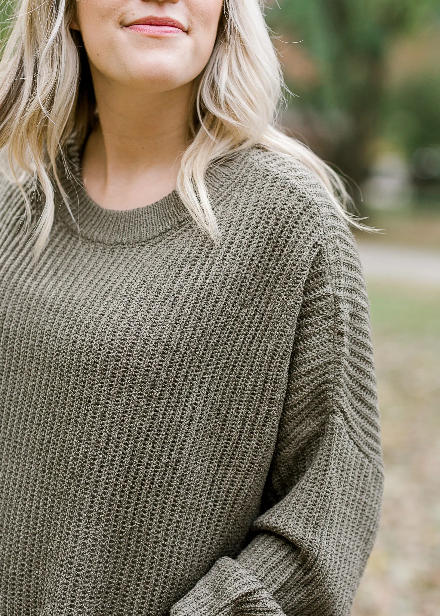 X Dusty Olive Sweater