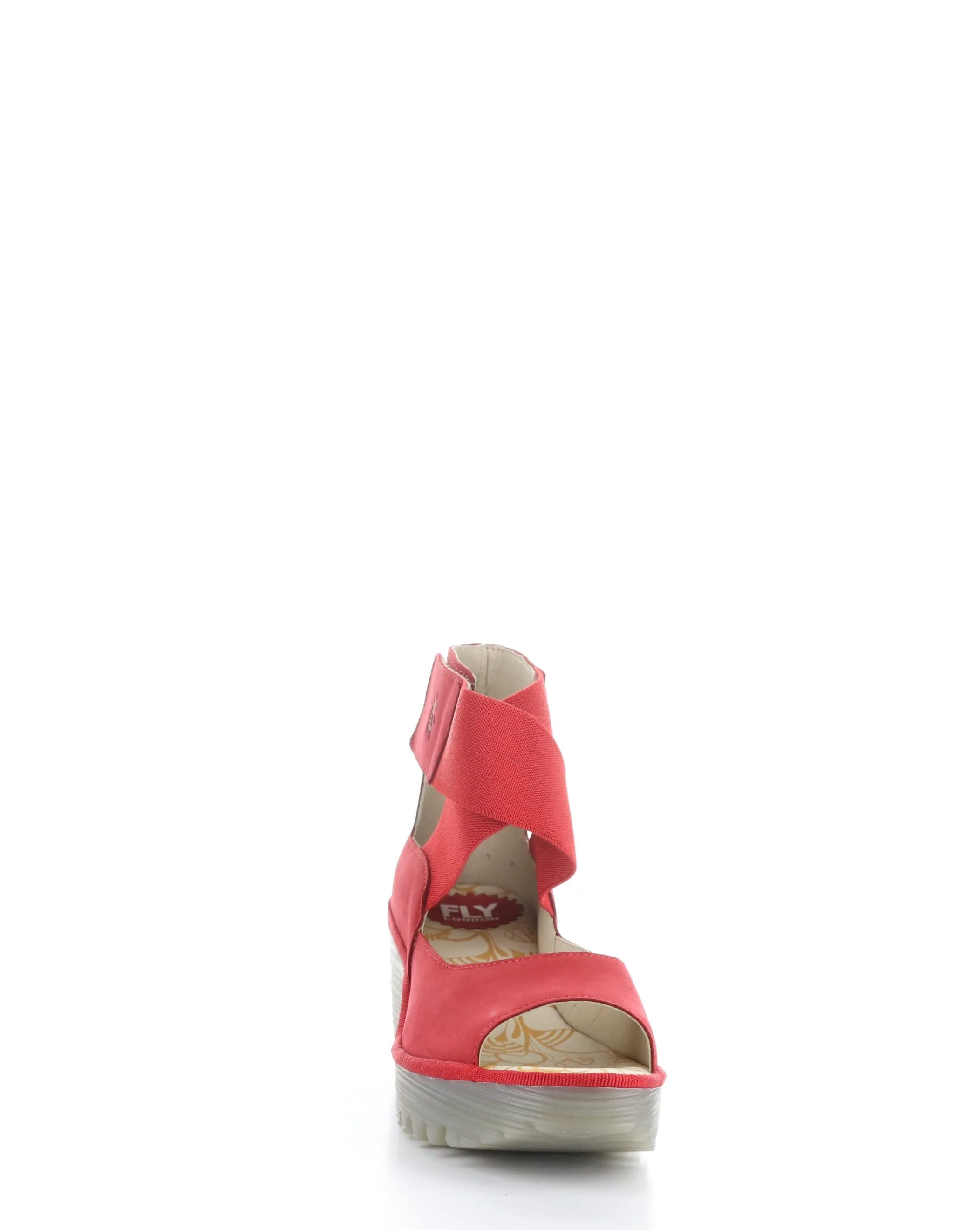 YEFI473FLY Red Velcro Sandals