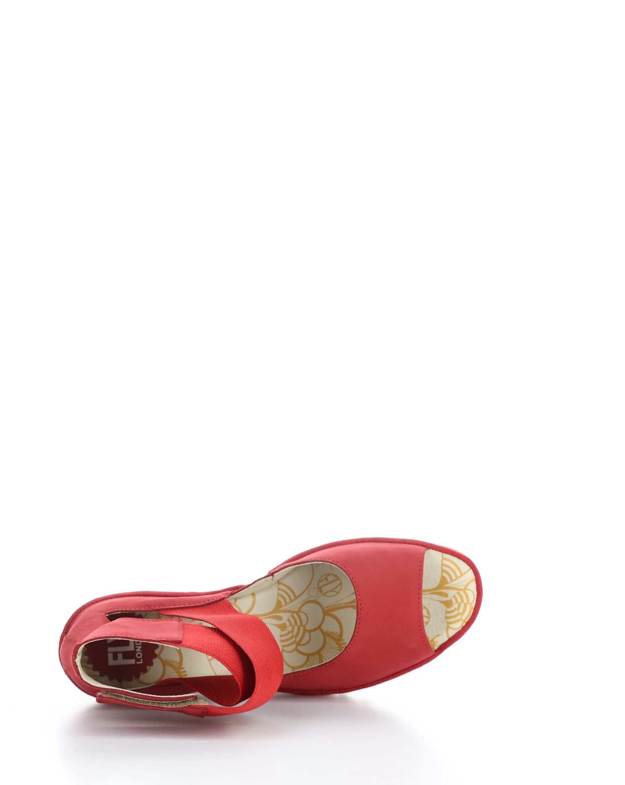 YEFI473FLY Red Velcro Sandals