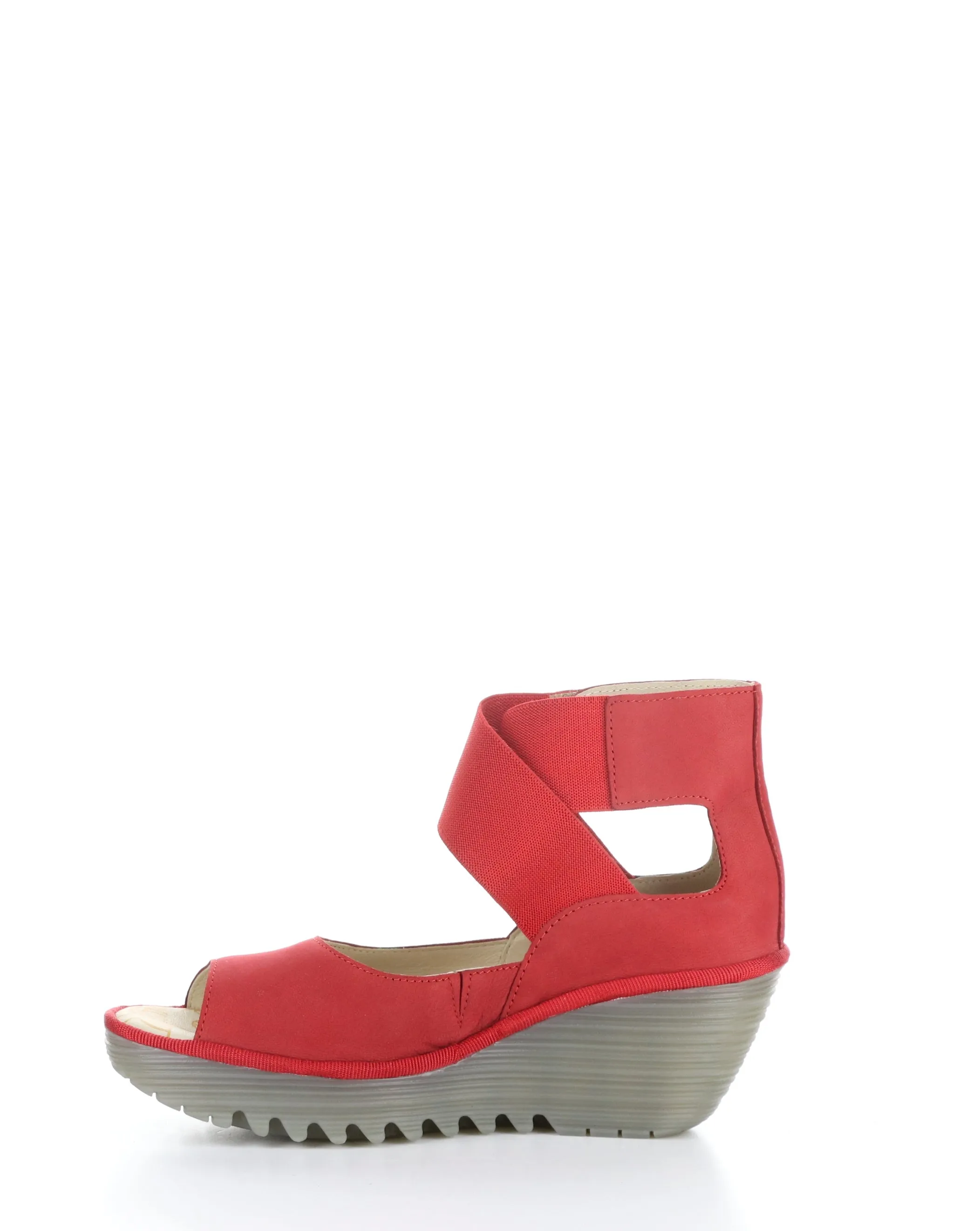 YEFI473FLY Red Velcro Sandals