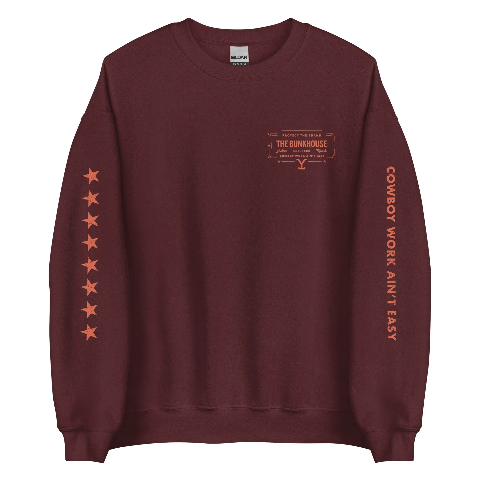 Yellowstone Bunkhouse Ocean Adult Crewneck